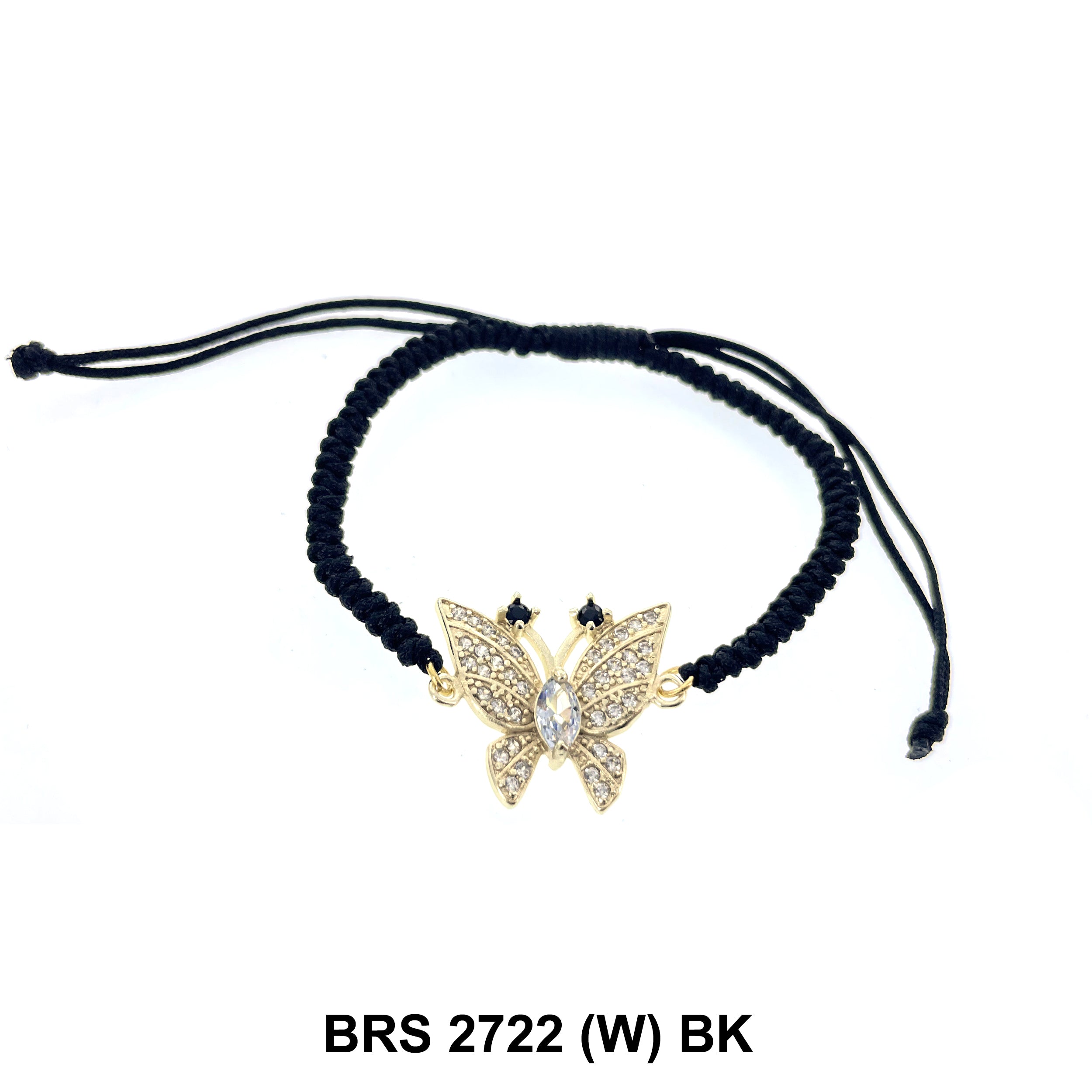 Butterfly Thread Bracelet BRS 2722 (W) BK