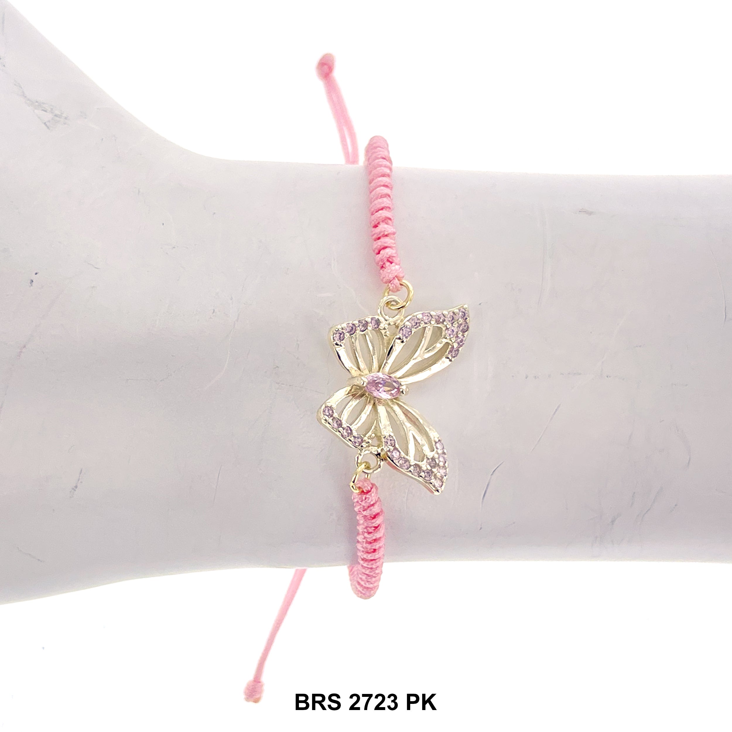 Butterfly Thread Bracelet BRS 2723 PK