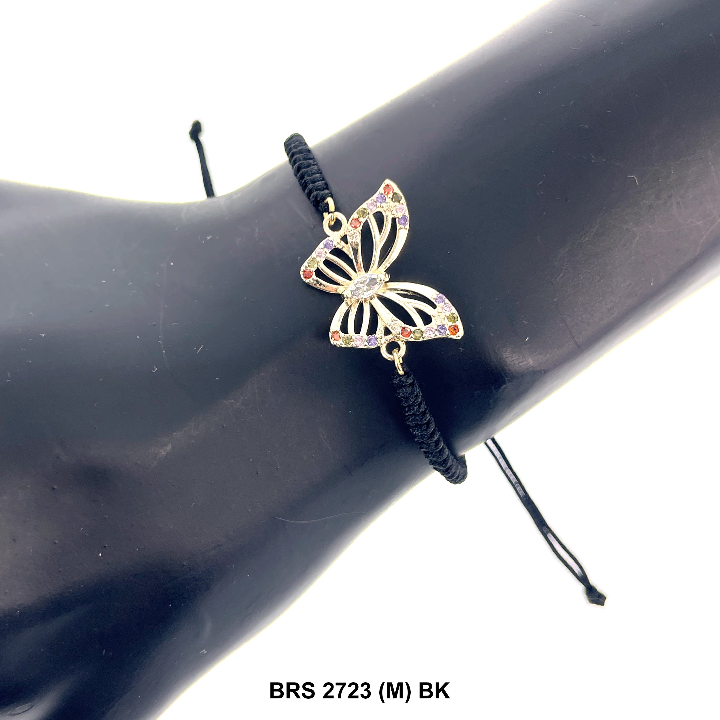 Butterfly Thread Bracelet BRS 2723 (M) BK