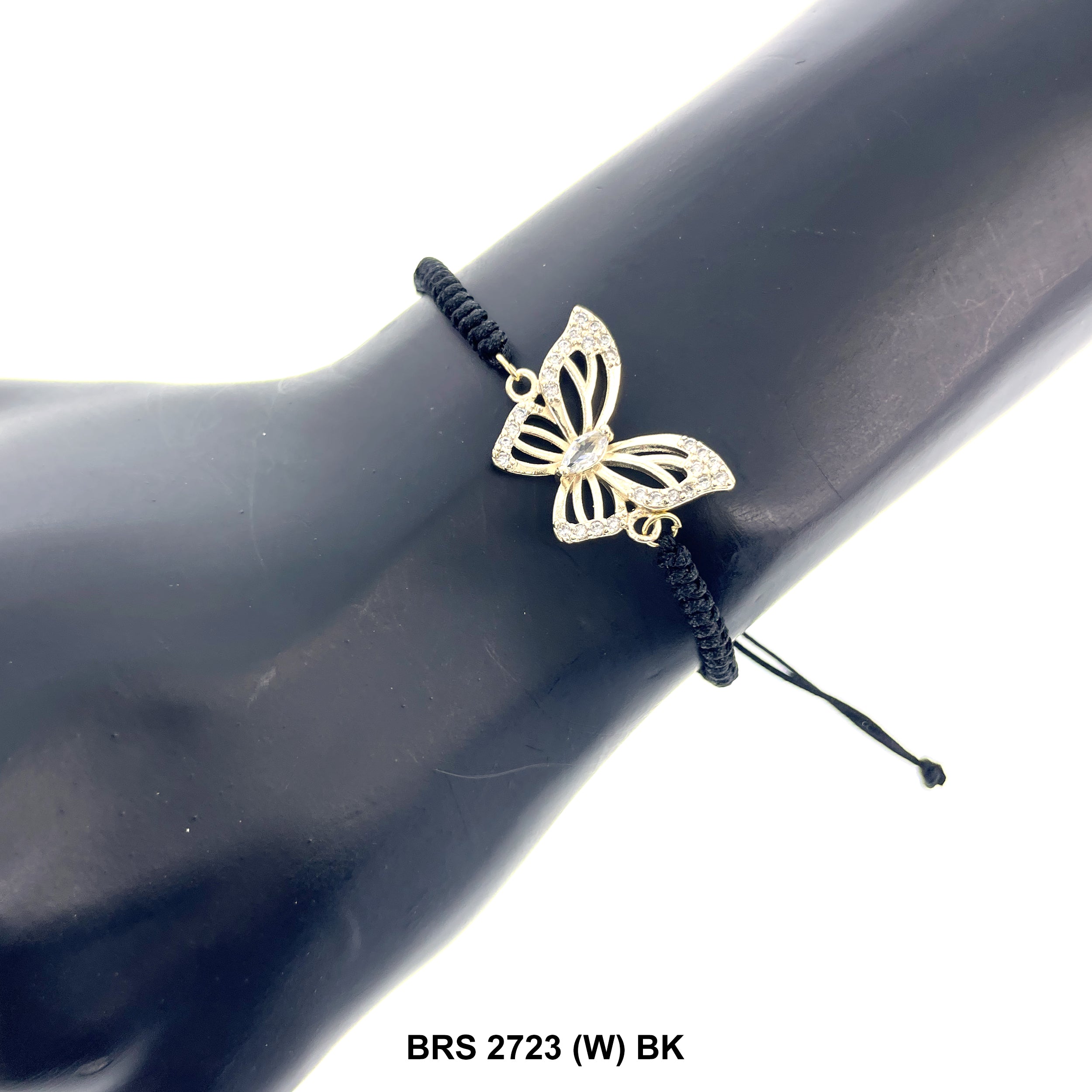 Butterfly Thread Bracelet BRS 2723 (W) BK