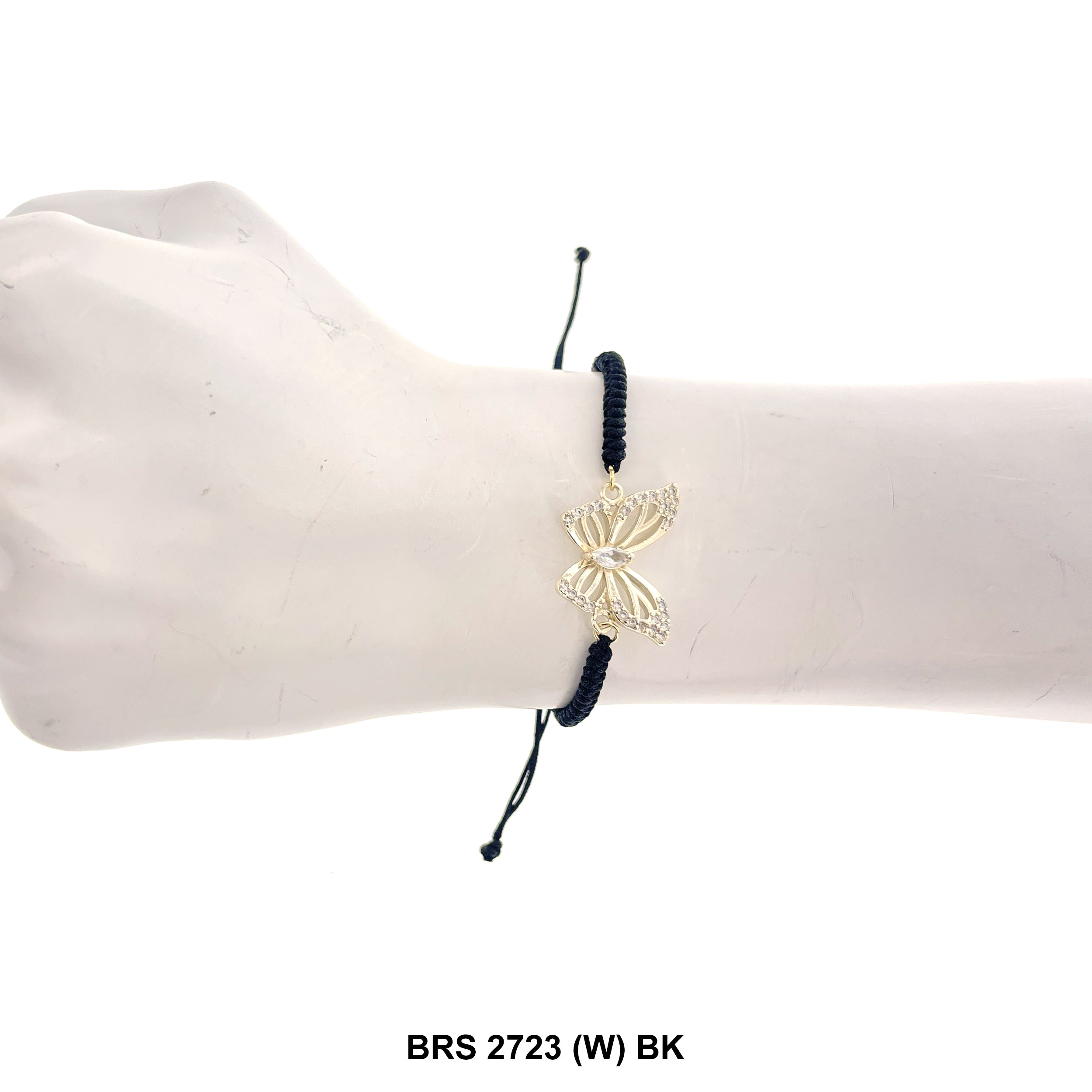 Butterfly Thread Bracelet BRS 2723 (W) BK