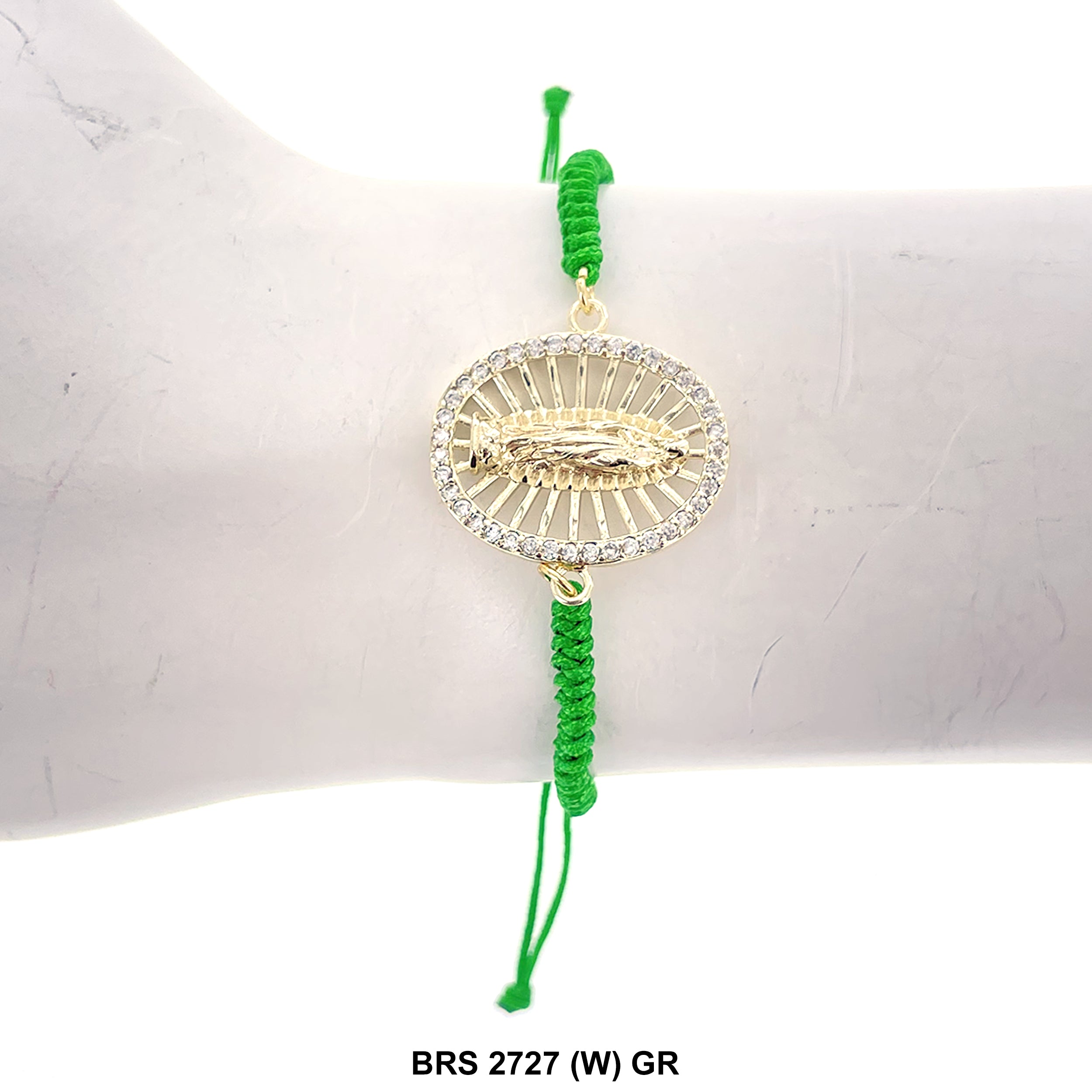 Guadalupe Thread Bracelet BRS 2727 (W) GR