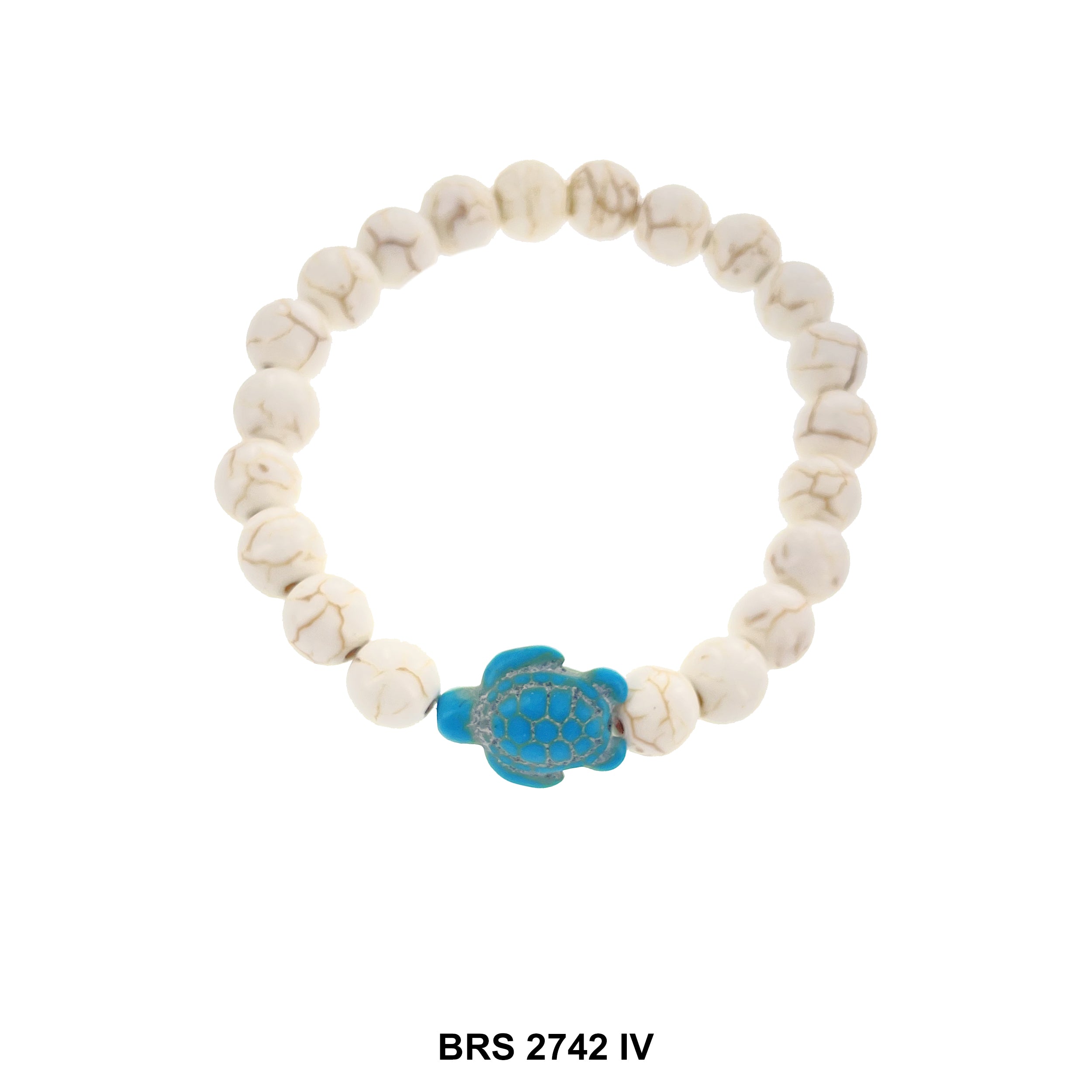 Natural Stone Elastic Turtle Bracelet BRS 2742 IV