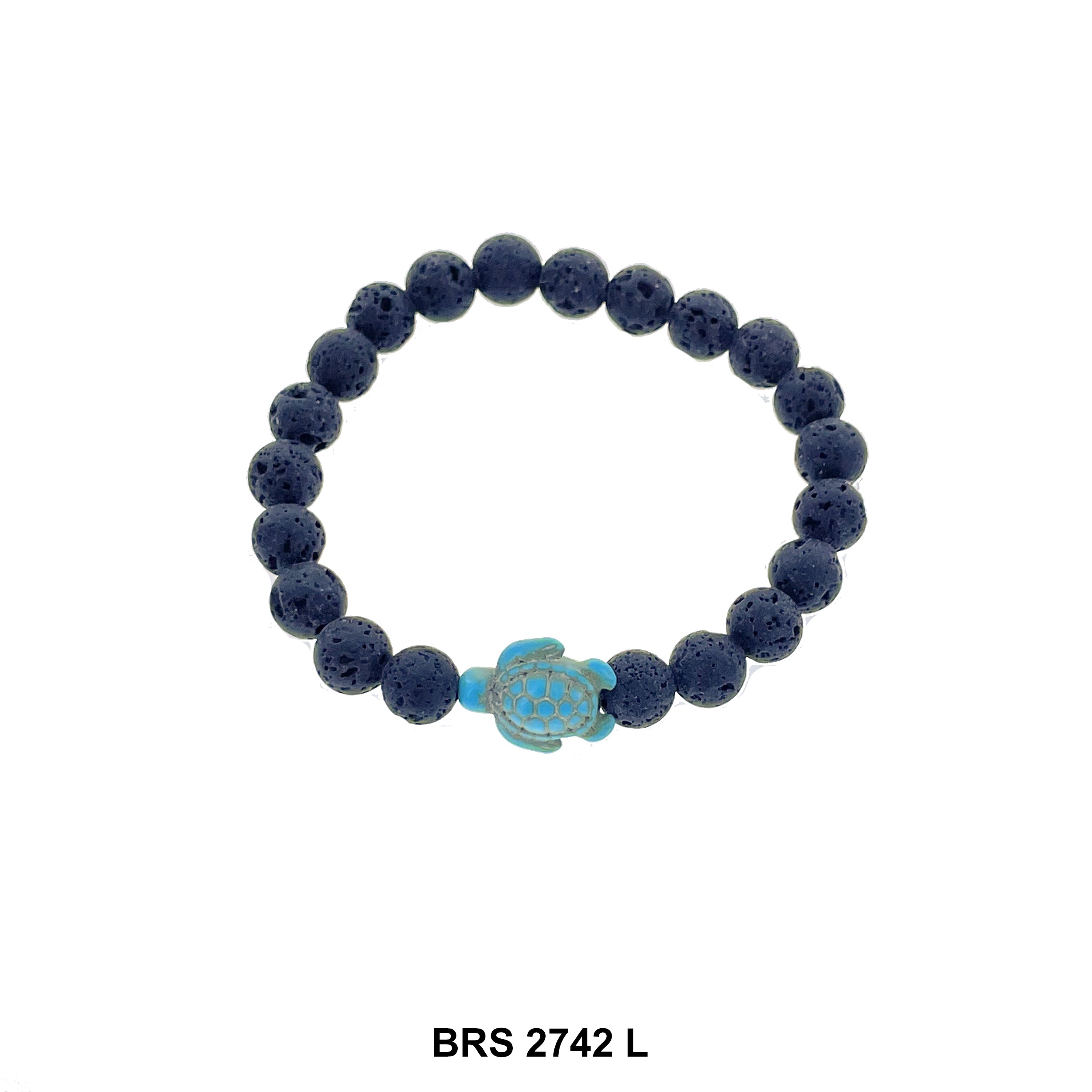 Natural Stone Elastic Turtle Bracelet BRS 2742 L