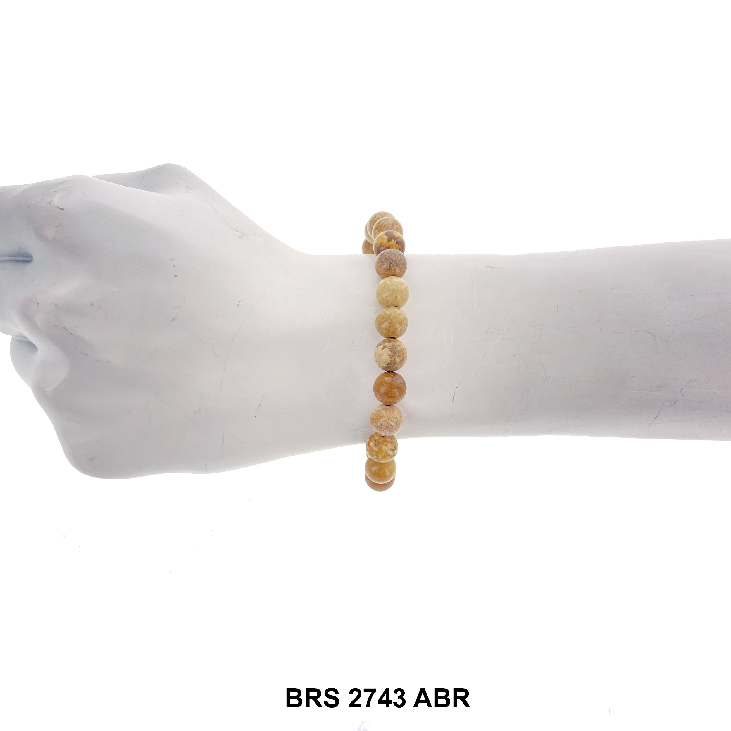 Natural Stone Elastic Bracelet BRS 2743 ABR