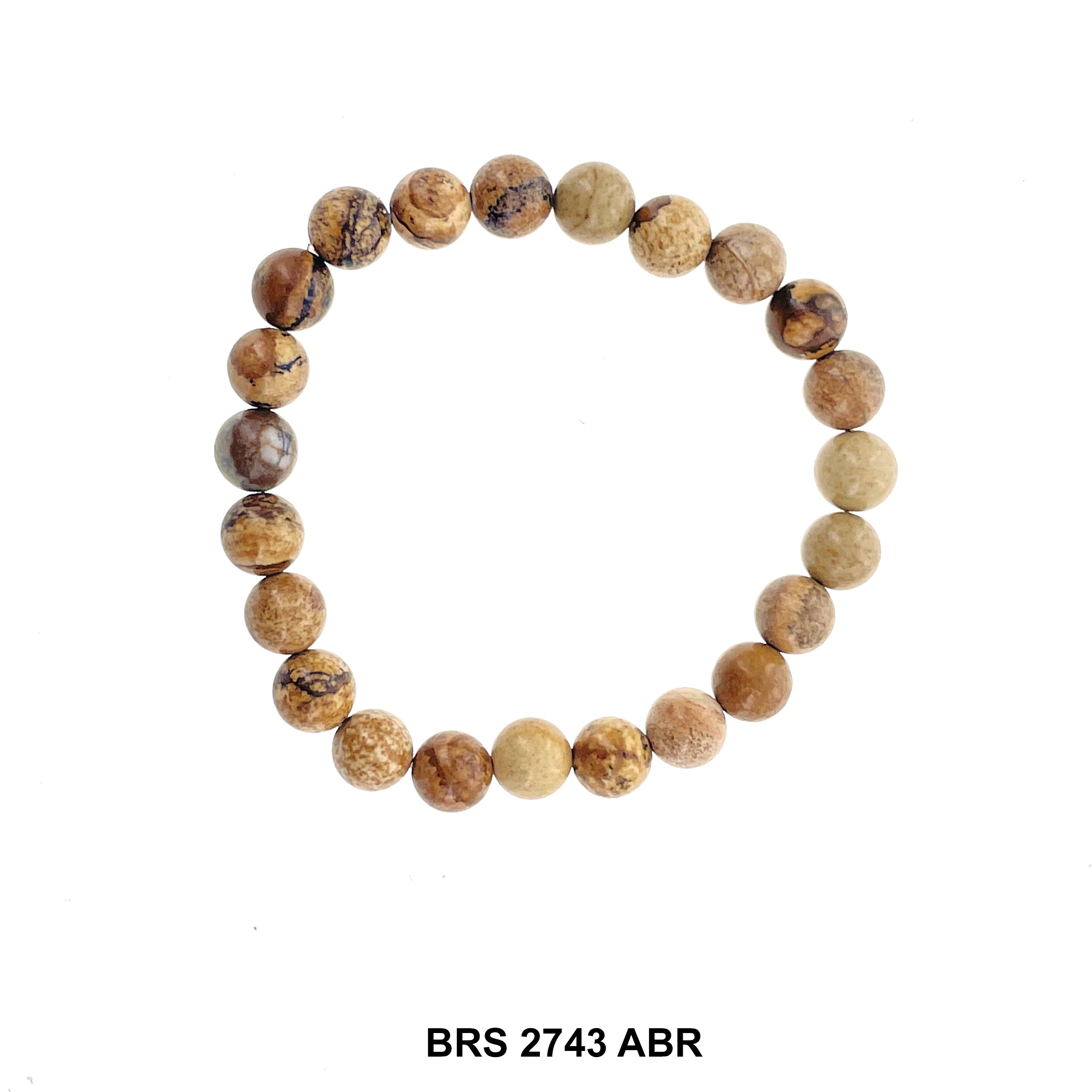 Natural Stone Elastic Bracelet BRS 2743 ABR