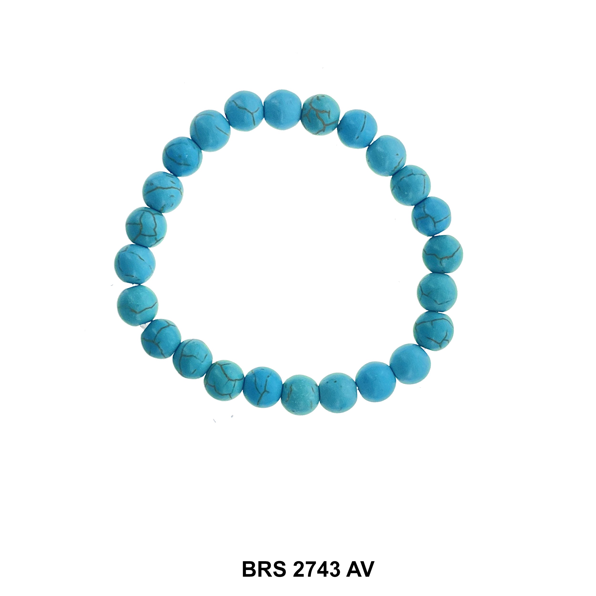 Natural Stone Elastic Bracelet BRS 2743 AV