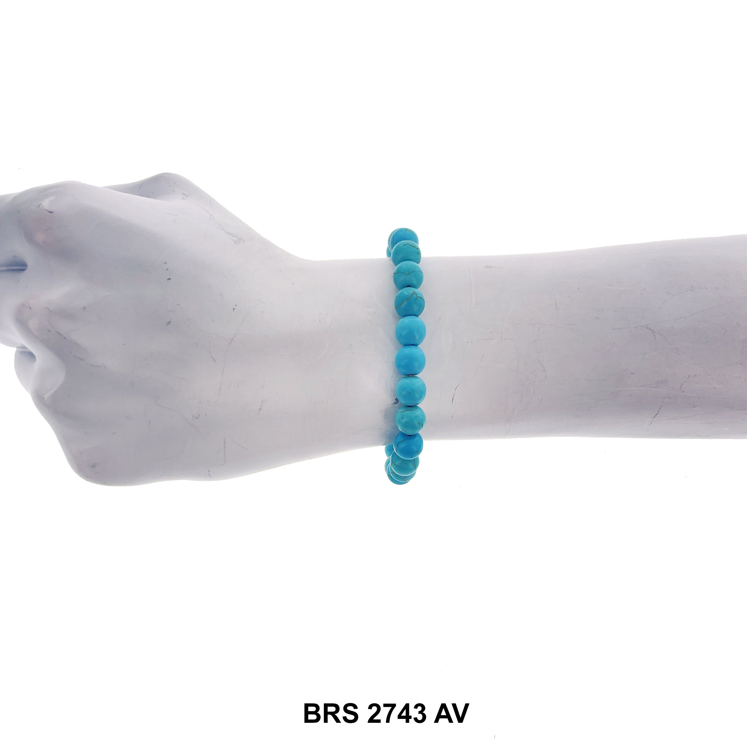 Natural Stone Elastic Bracelet BRS 2743 AV