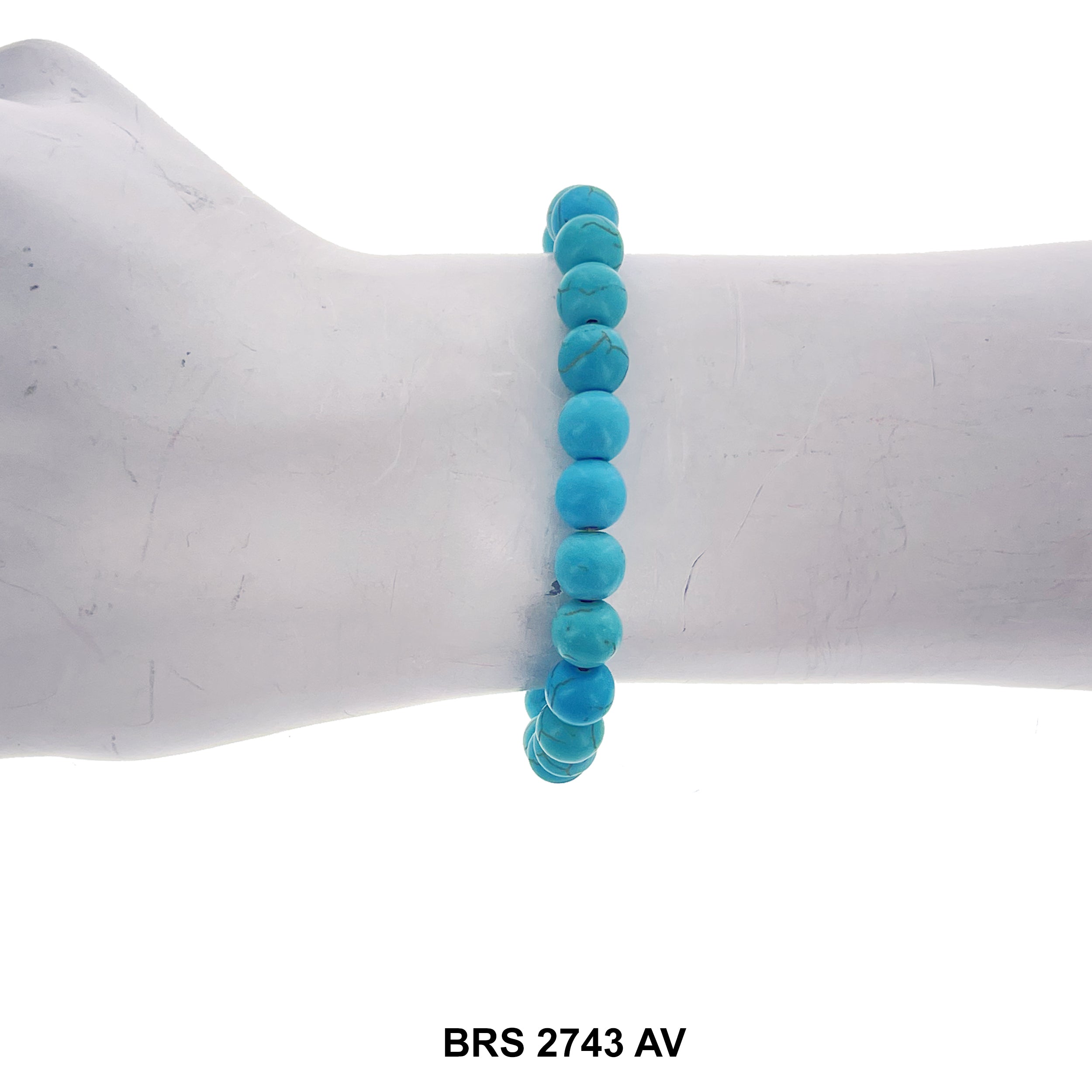 Natural Stone Elastic Bracelet BRS 2743 AV