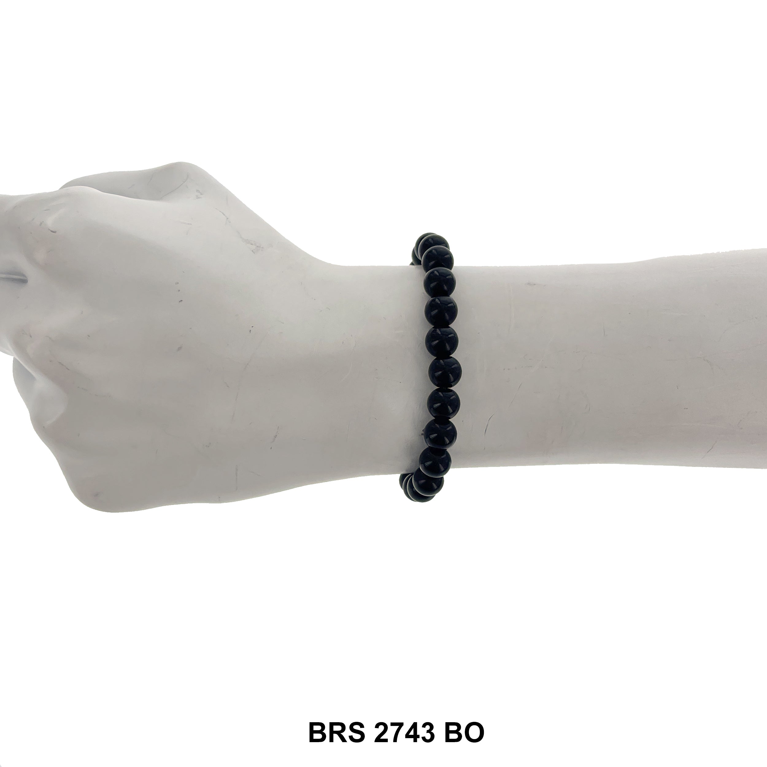 Natural Stone Elastic Bracelet BRS 2743 BO