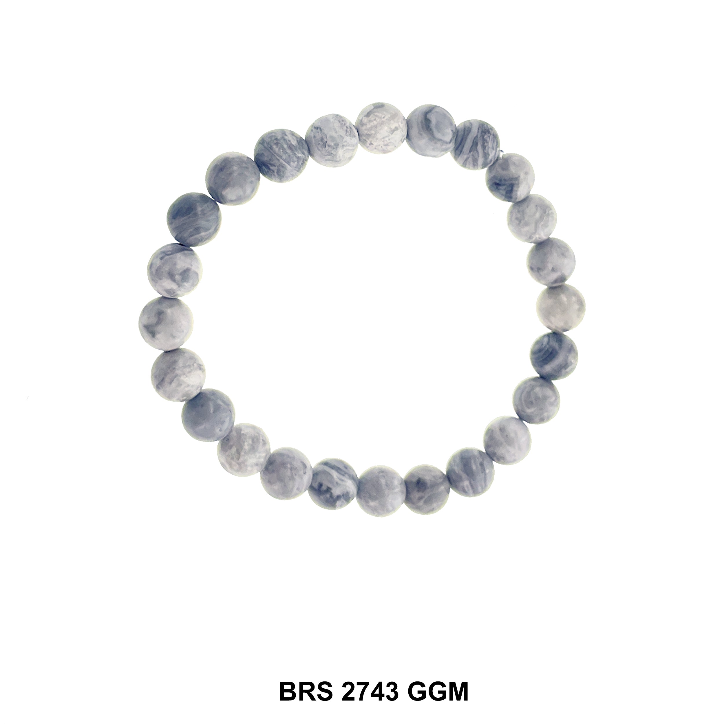 Natural Stone Elastic Bracelet BRS 2743 GGM