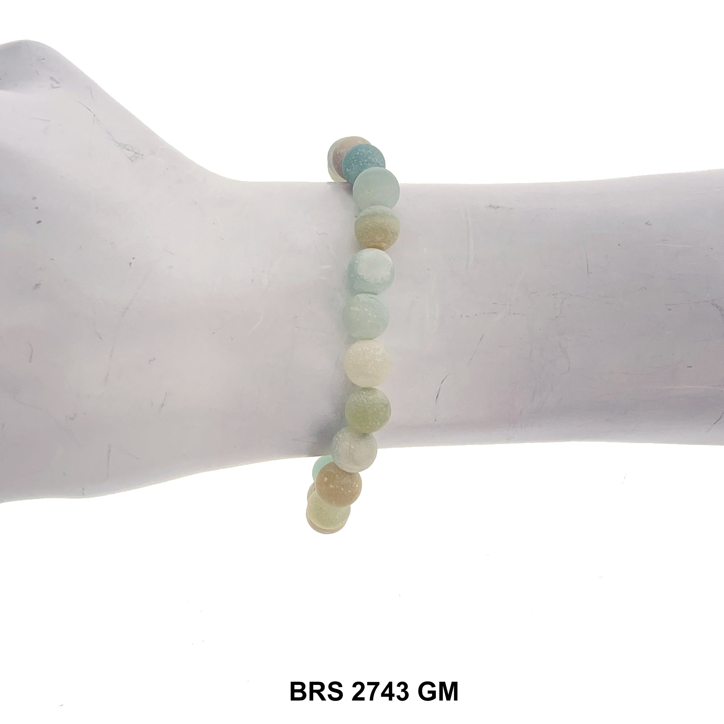 Natural Stone Elastic Bracelet BRS 2743 GM