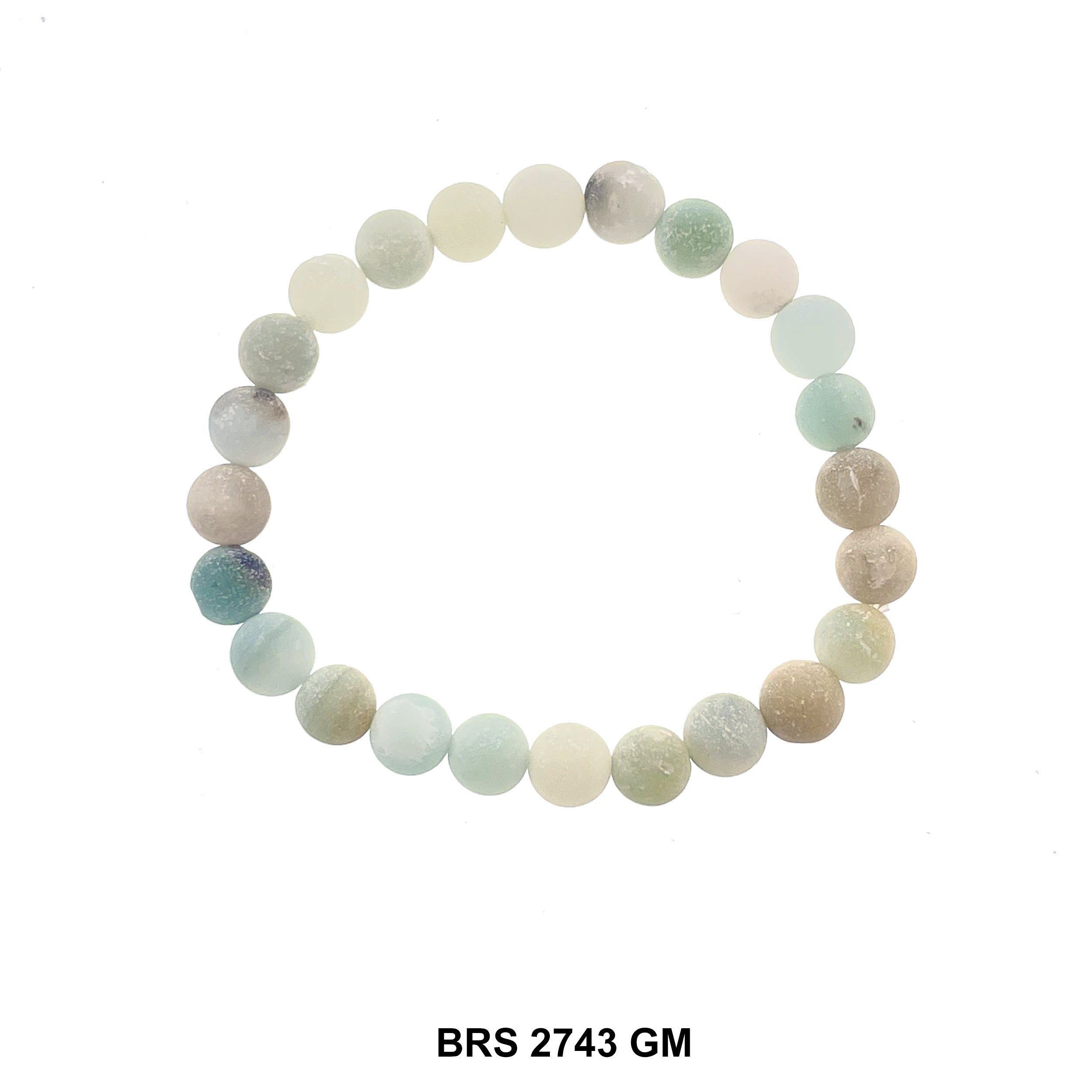 Natural Stone Elastic Bracelet BRS 2743 GM