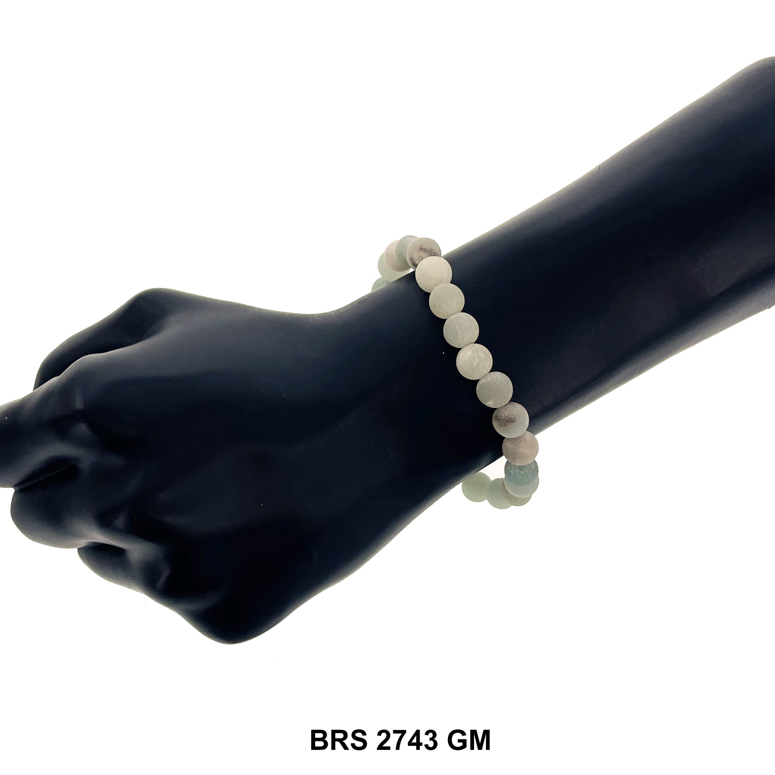 Natural Stone Elastic Bracelet BRS 2743 GM