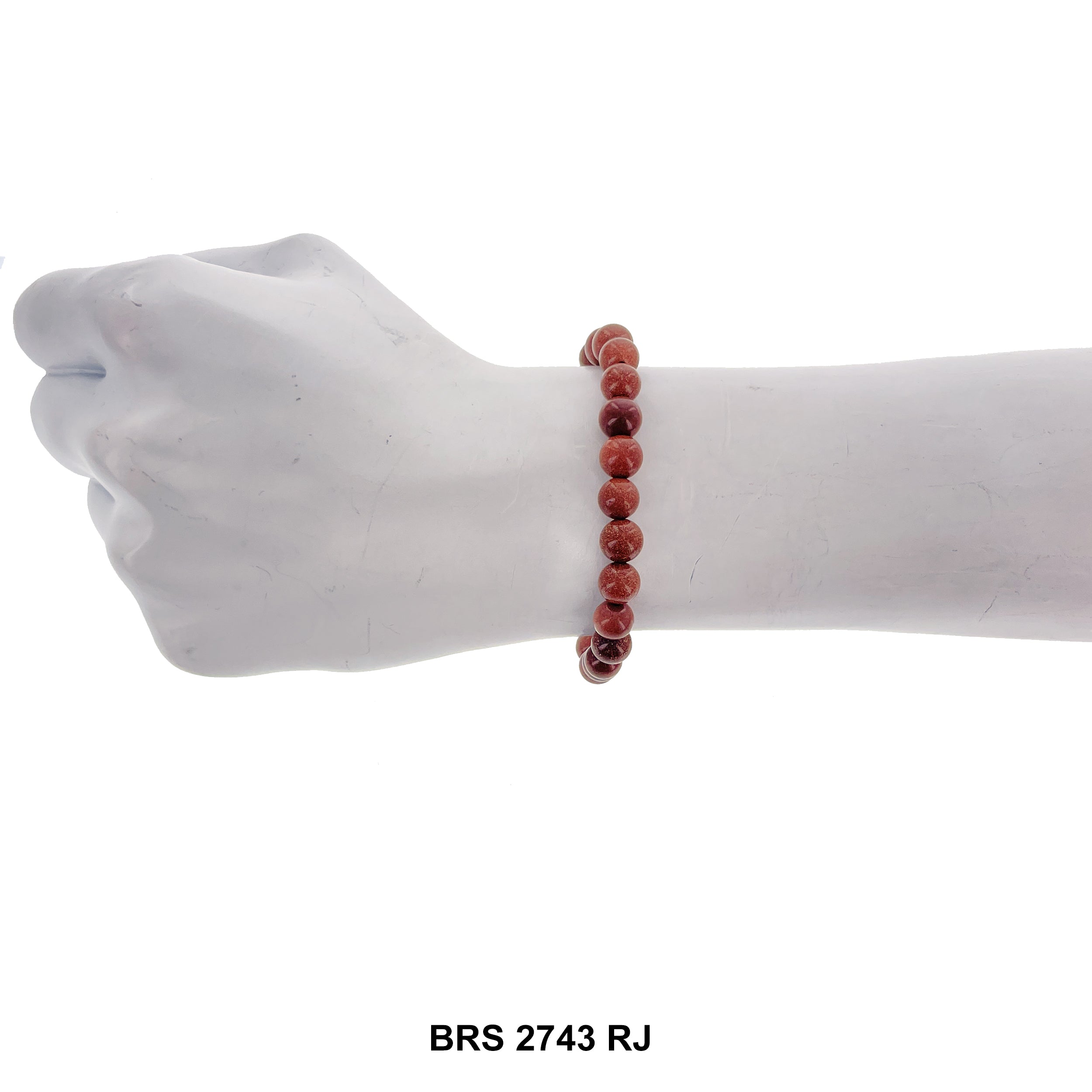 Natural Stone Elastic Bracelet BRS 2743 RJ