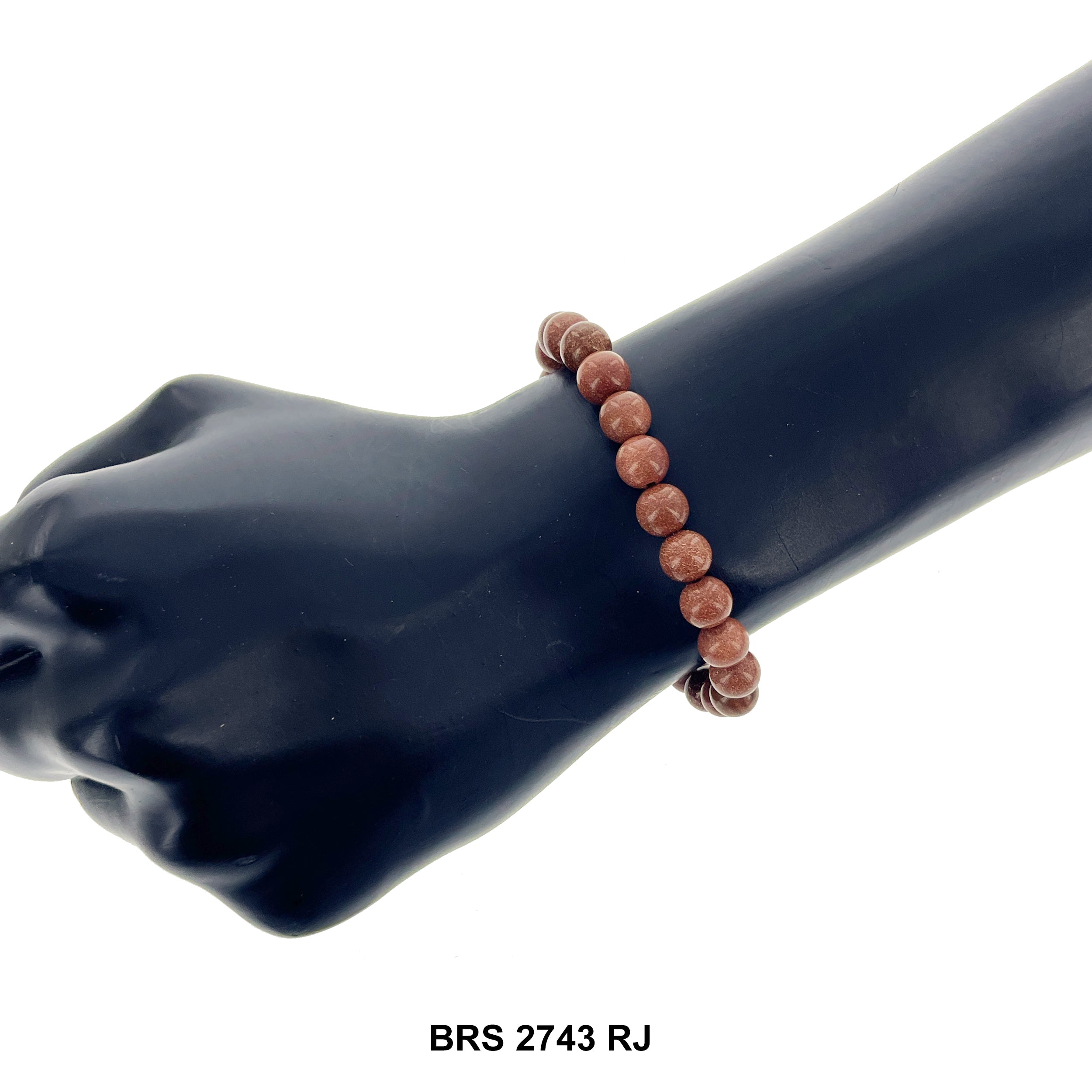 Natural Stone Elastic Bracelet BRS 2743 RJ