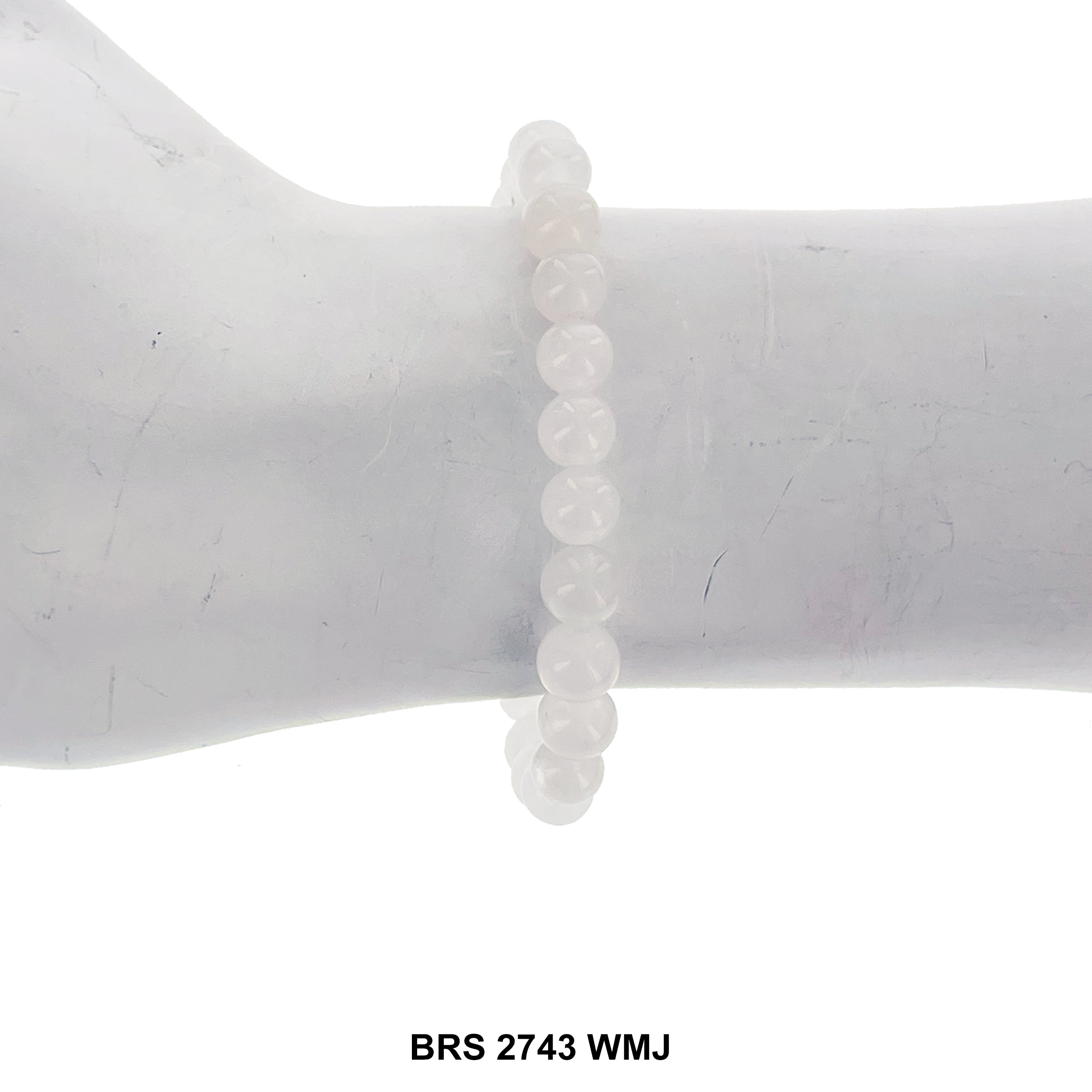 Natural Stone Elastic Bracelet BRS 2743 WMJ