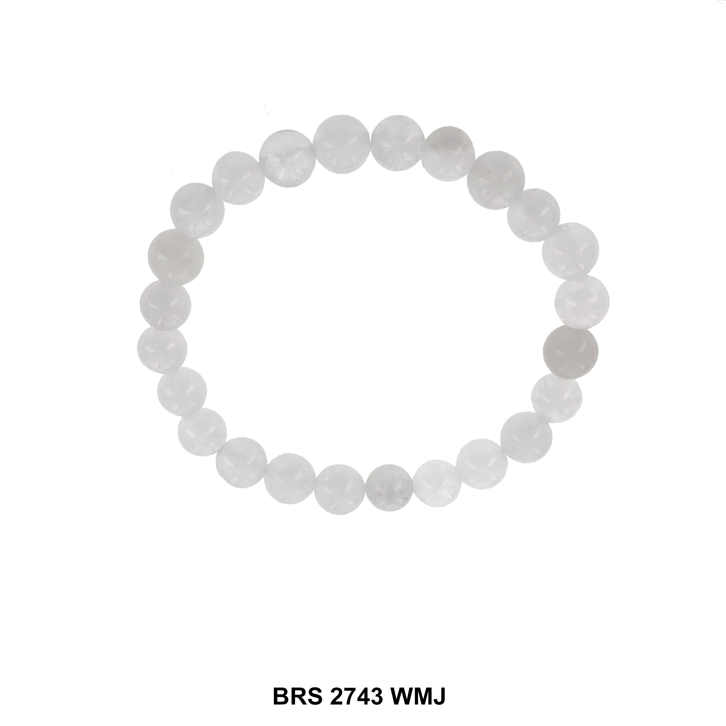 Natural Stone Elastic Bracelet BRS 2743 WMJ