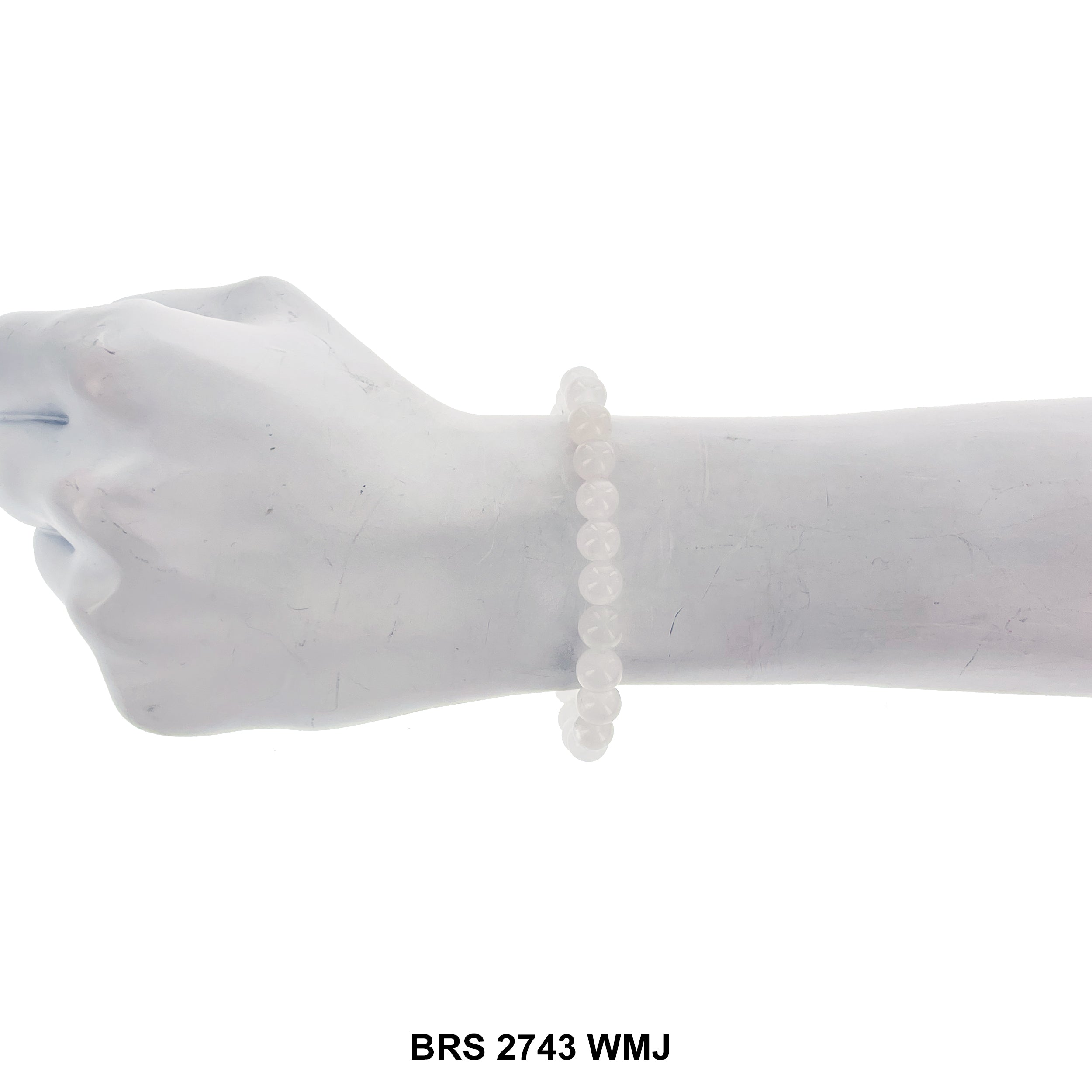 Natural Stone Elastic Bracelet BRS 2743 WMJ