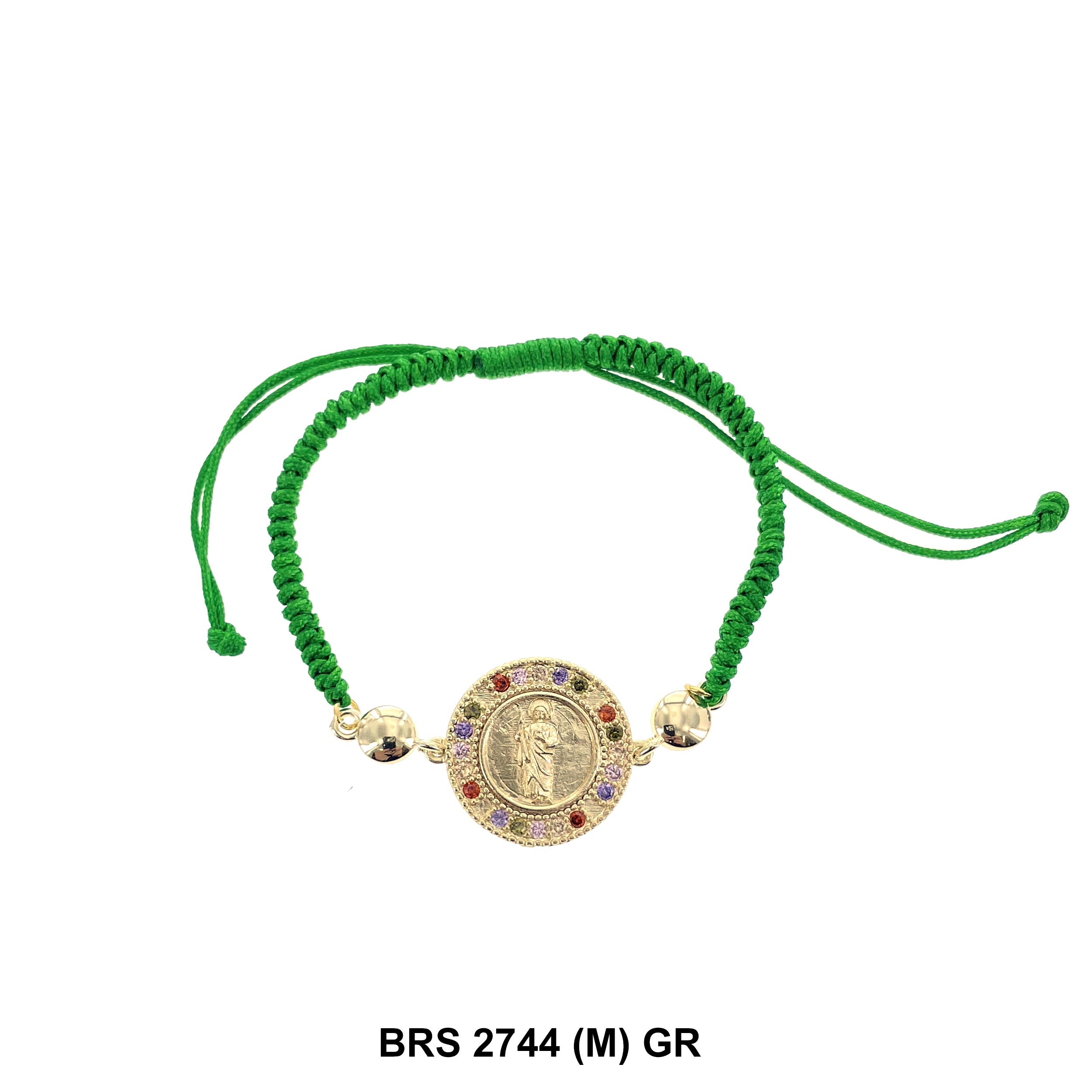 San Judas Thread Bracelets BRS 2744 (M) GR