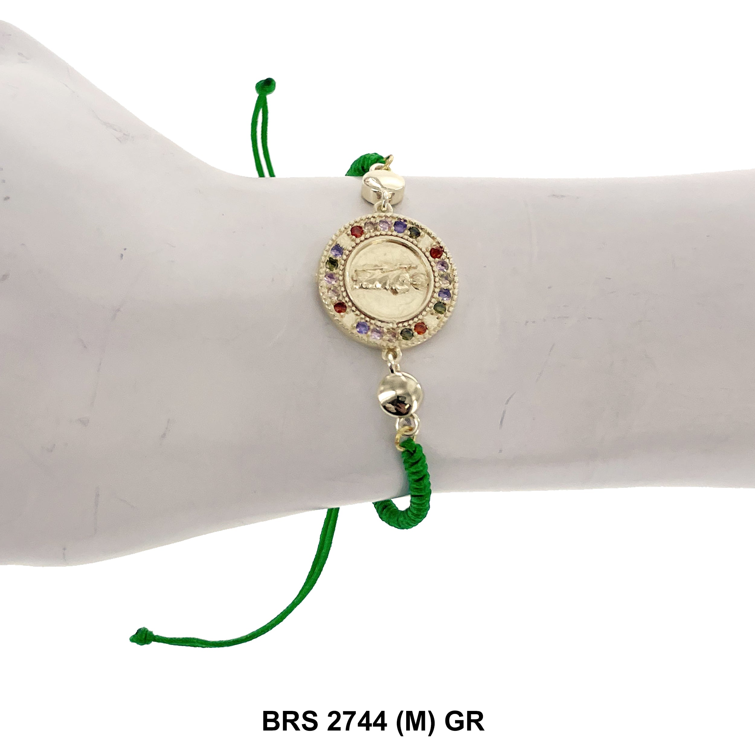 San Judas Thread Bracelets BRS 2744 (M) GR
