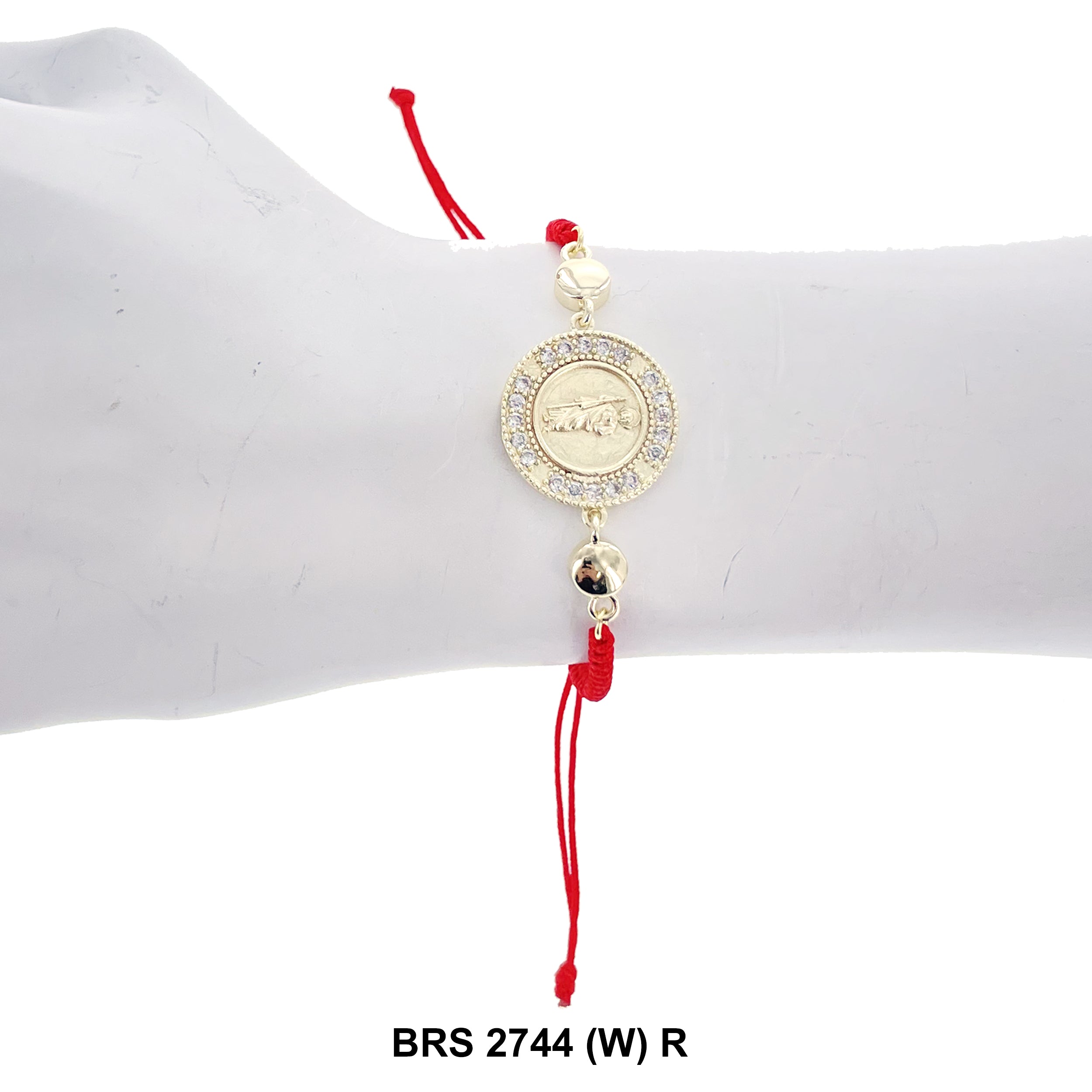 San Judas Thread Bracelets BRS 2744 (W) R