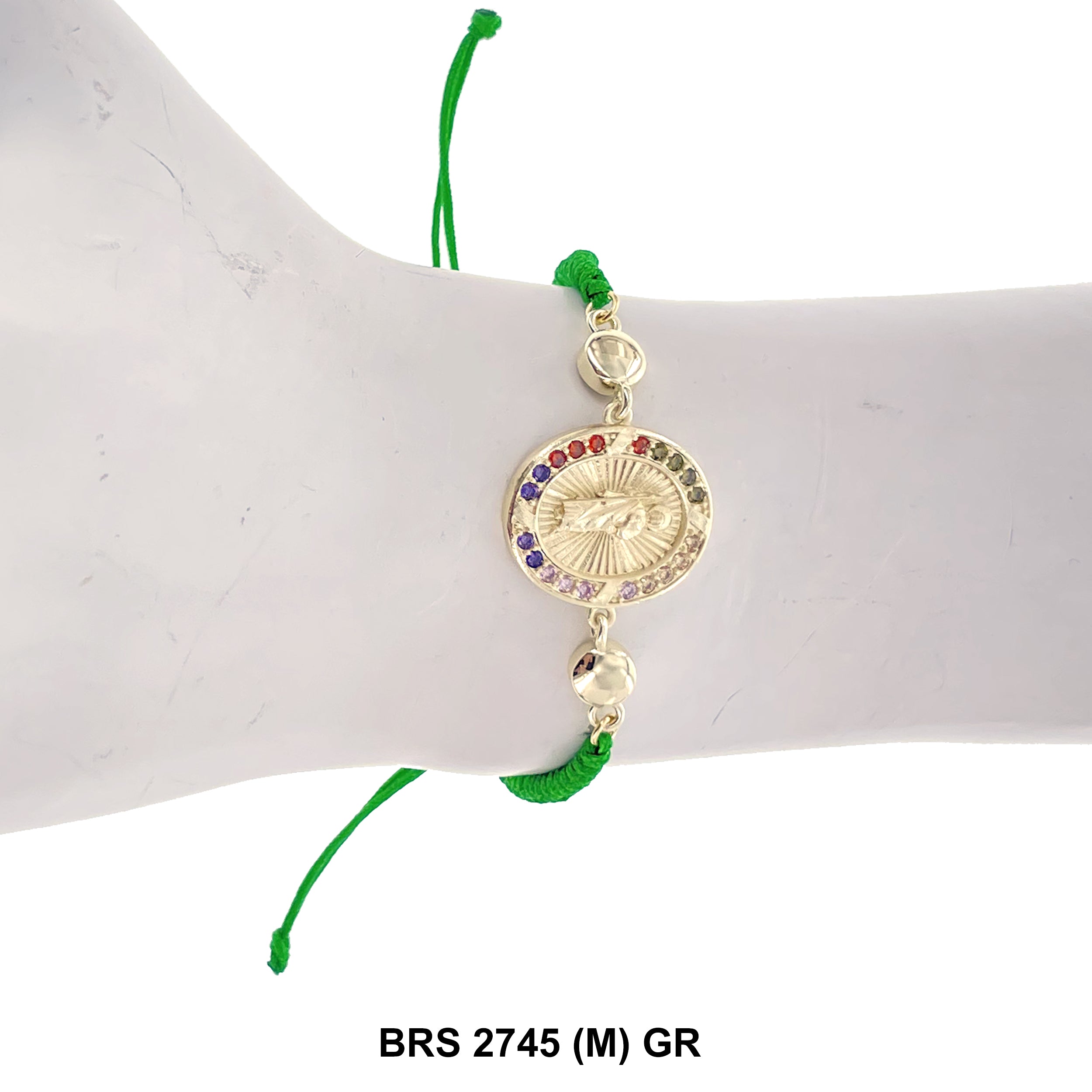 San Judas Thread Bracelets BRS 2745 (M) GR