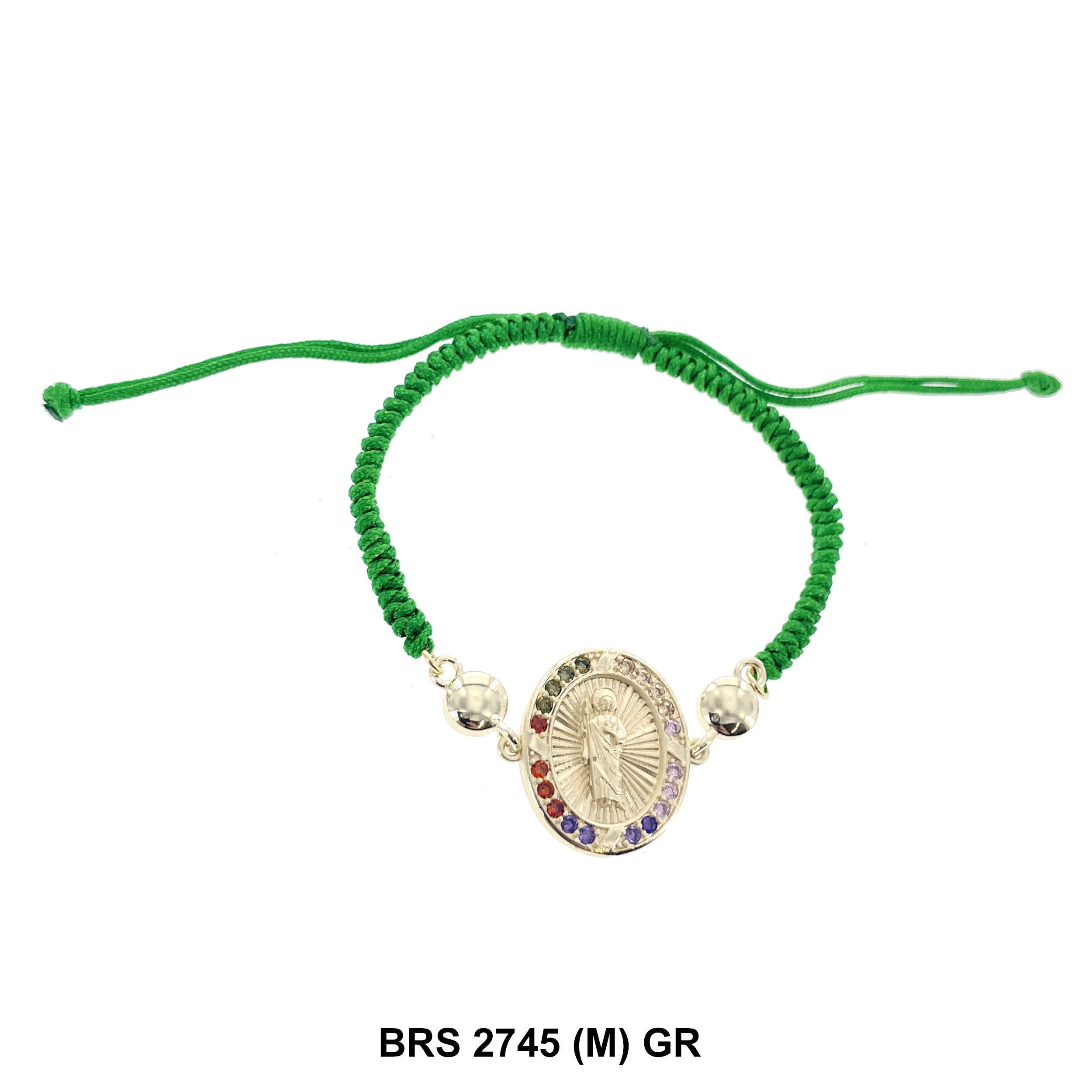 San Judas Thread Bracelets BRS 2745 (M) GR