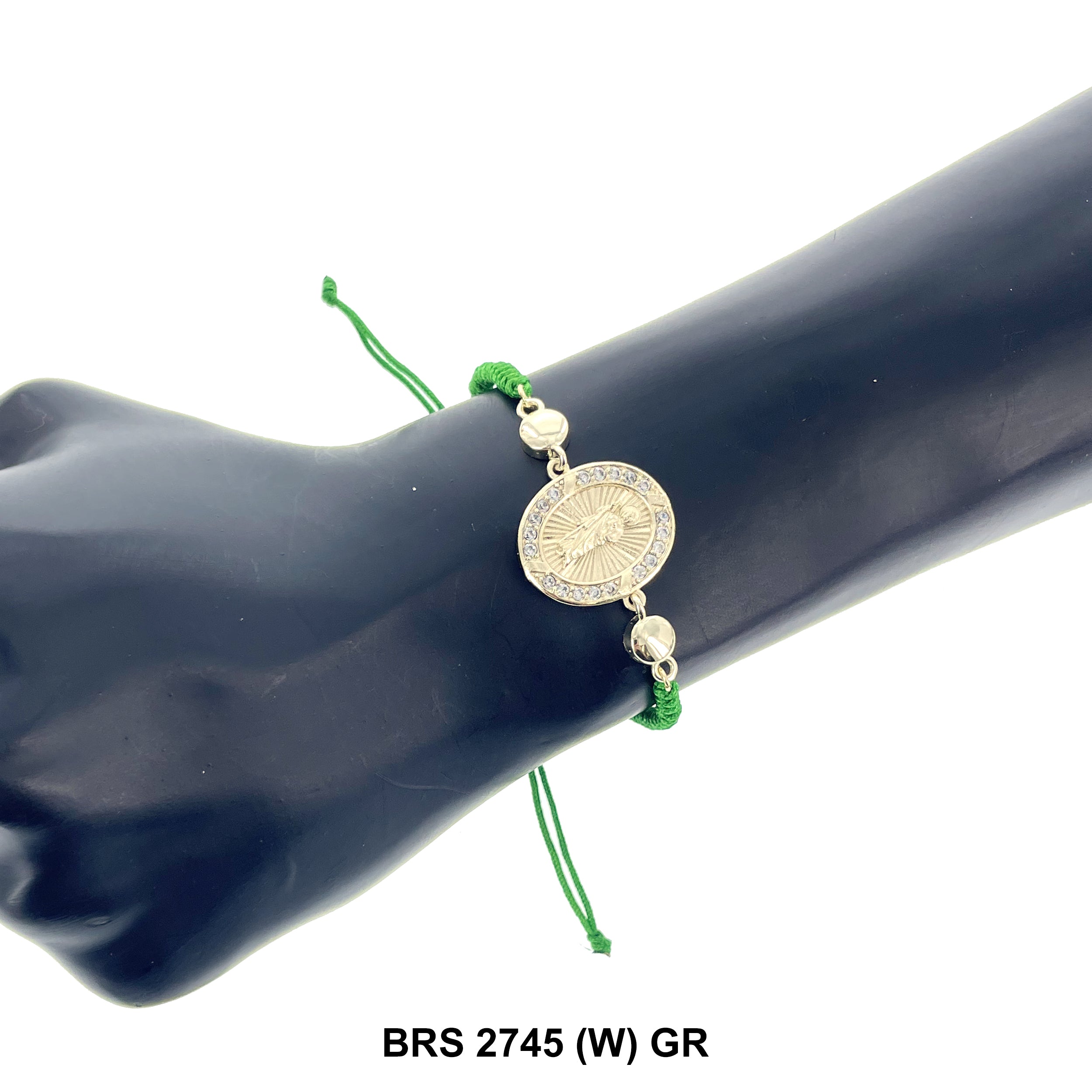 San Judas Thread Bracelets BRS 2745 (W) GR