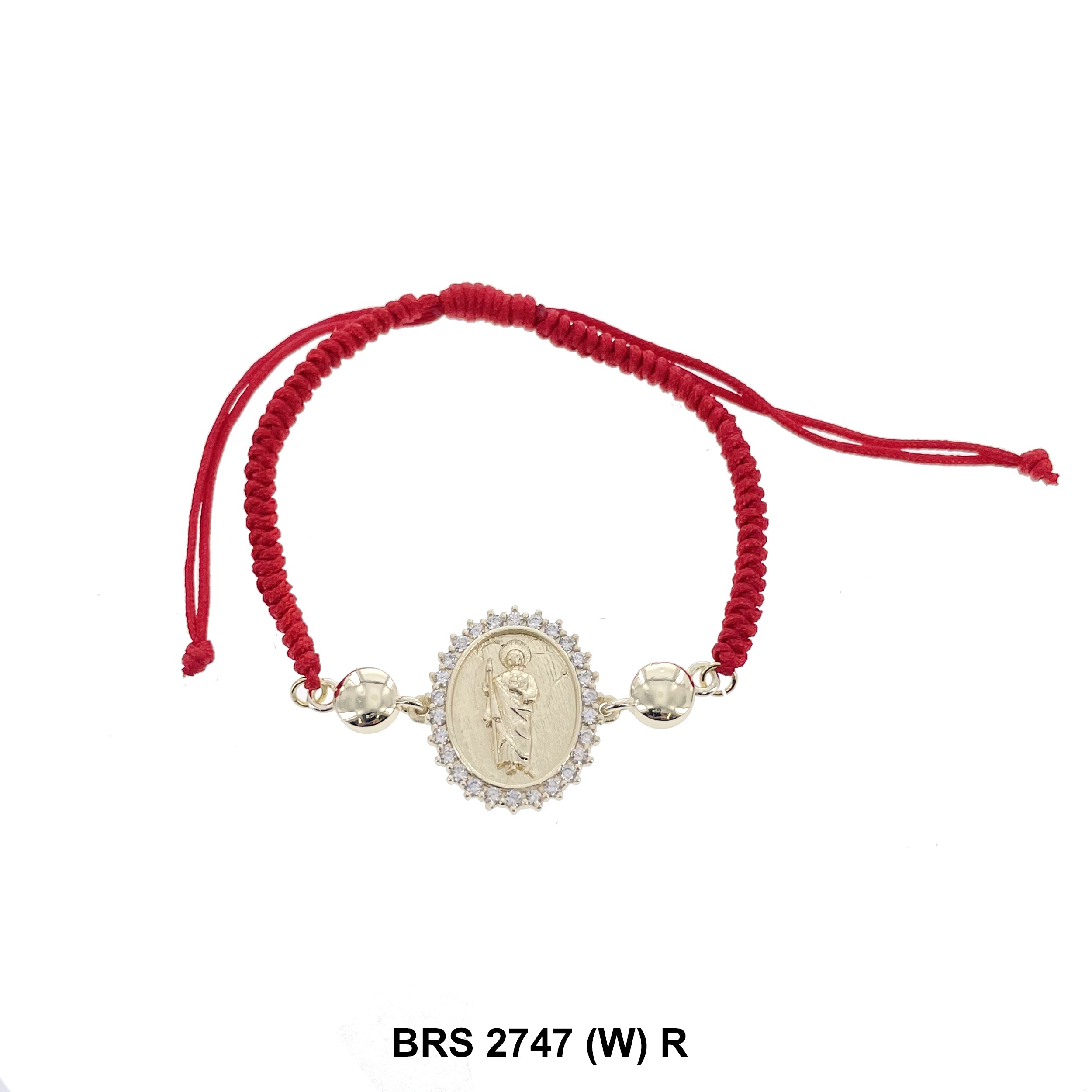 San Judas Thread Bracelets BRS 2747 (W) R