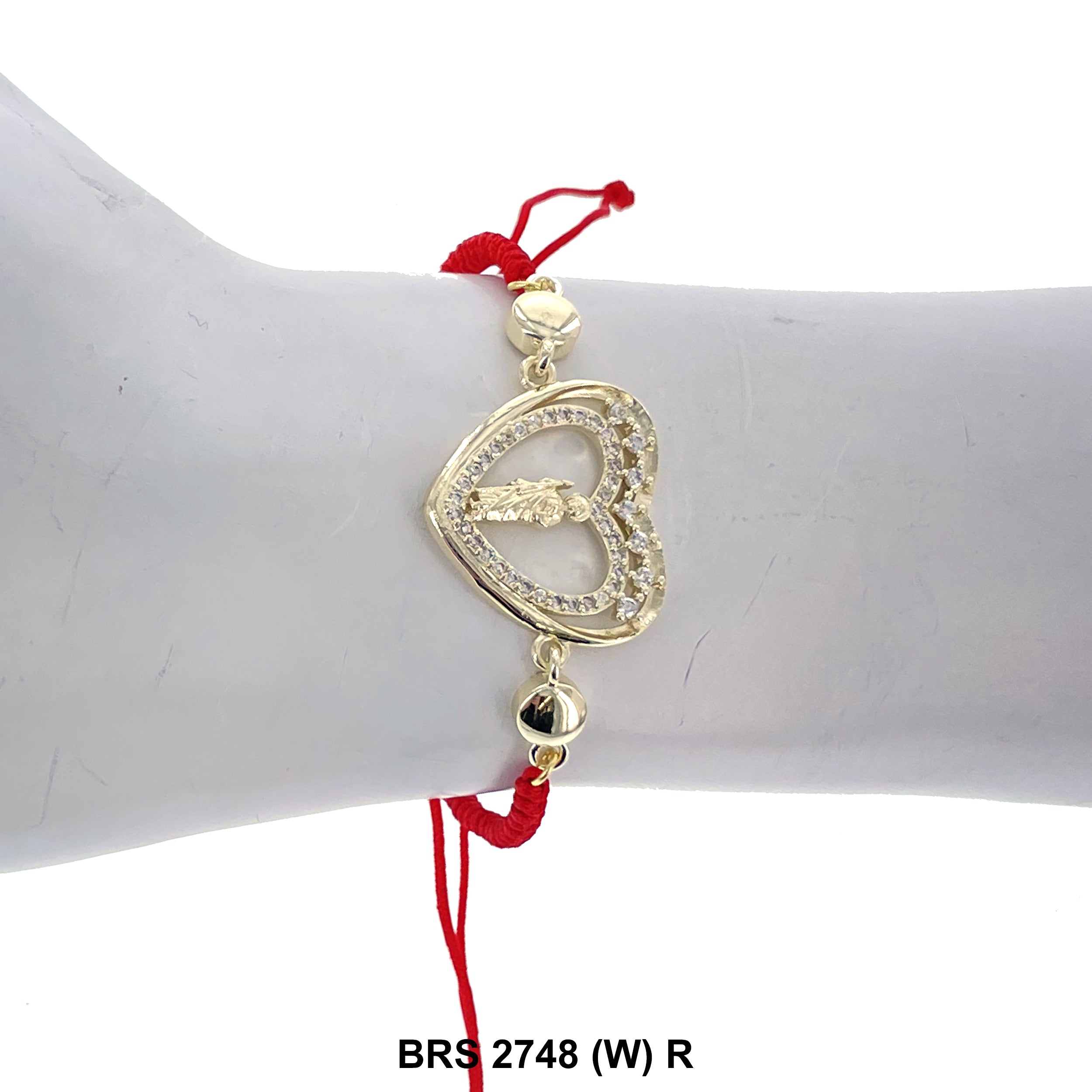 San Judas Thread Bracelets BRS 2748 (W) R