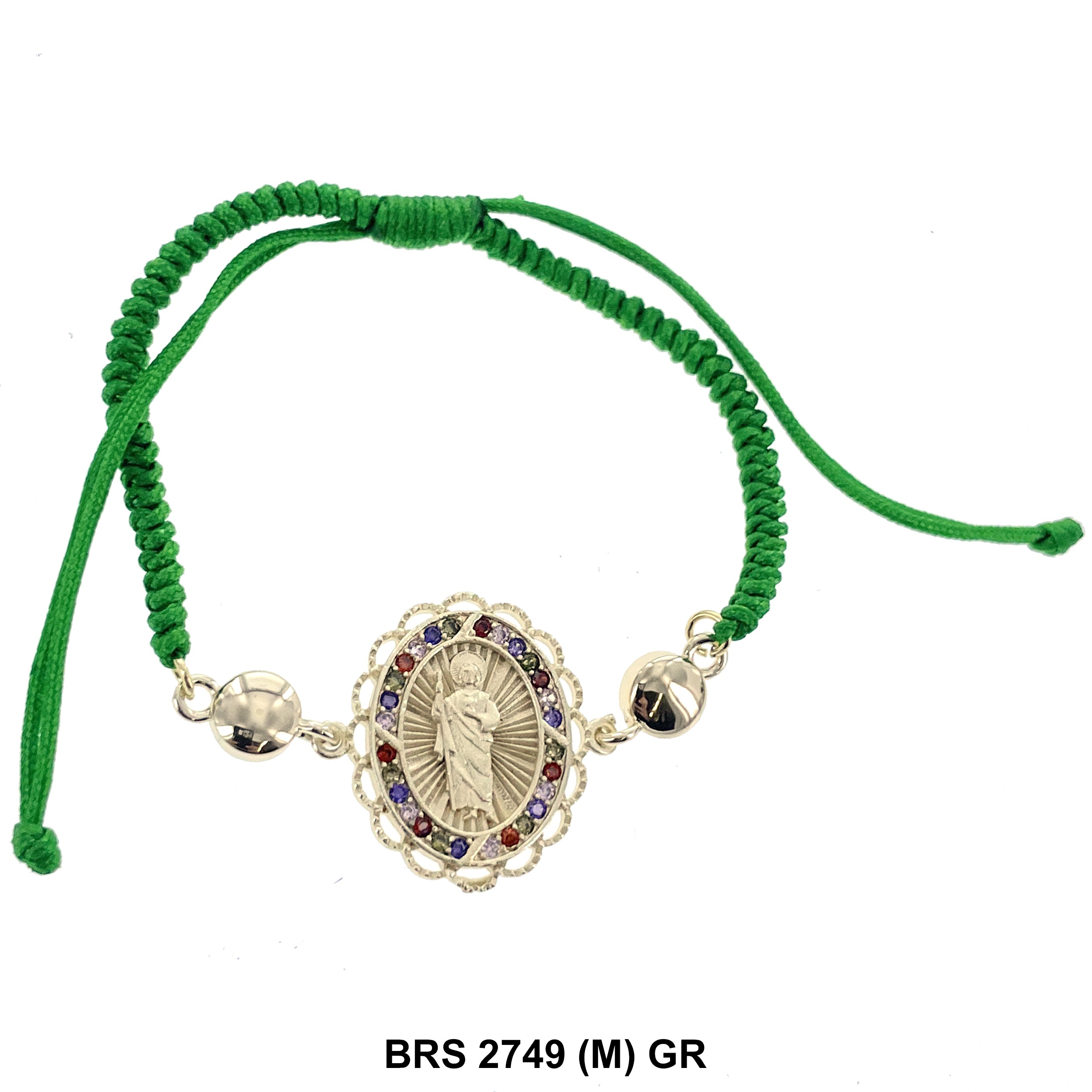 San Judas Thread Bracelets BRS 2749 (M) GR