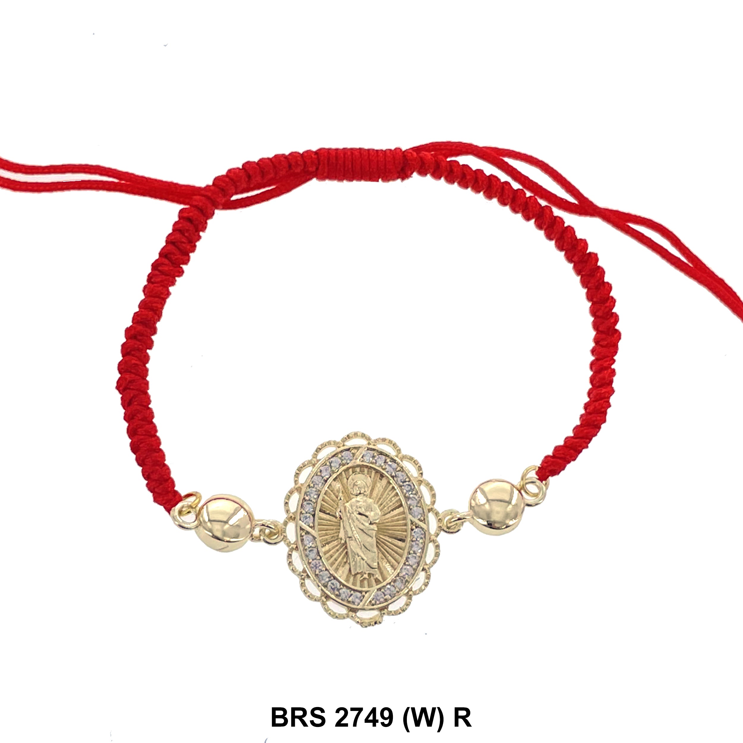 San Judas Thread Bracelets BRS 2749 (W) R