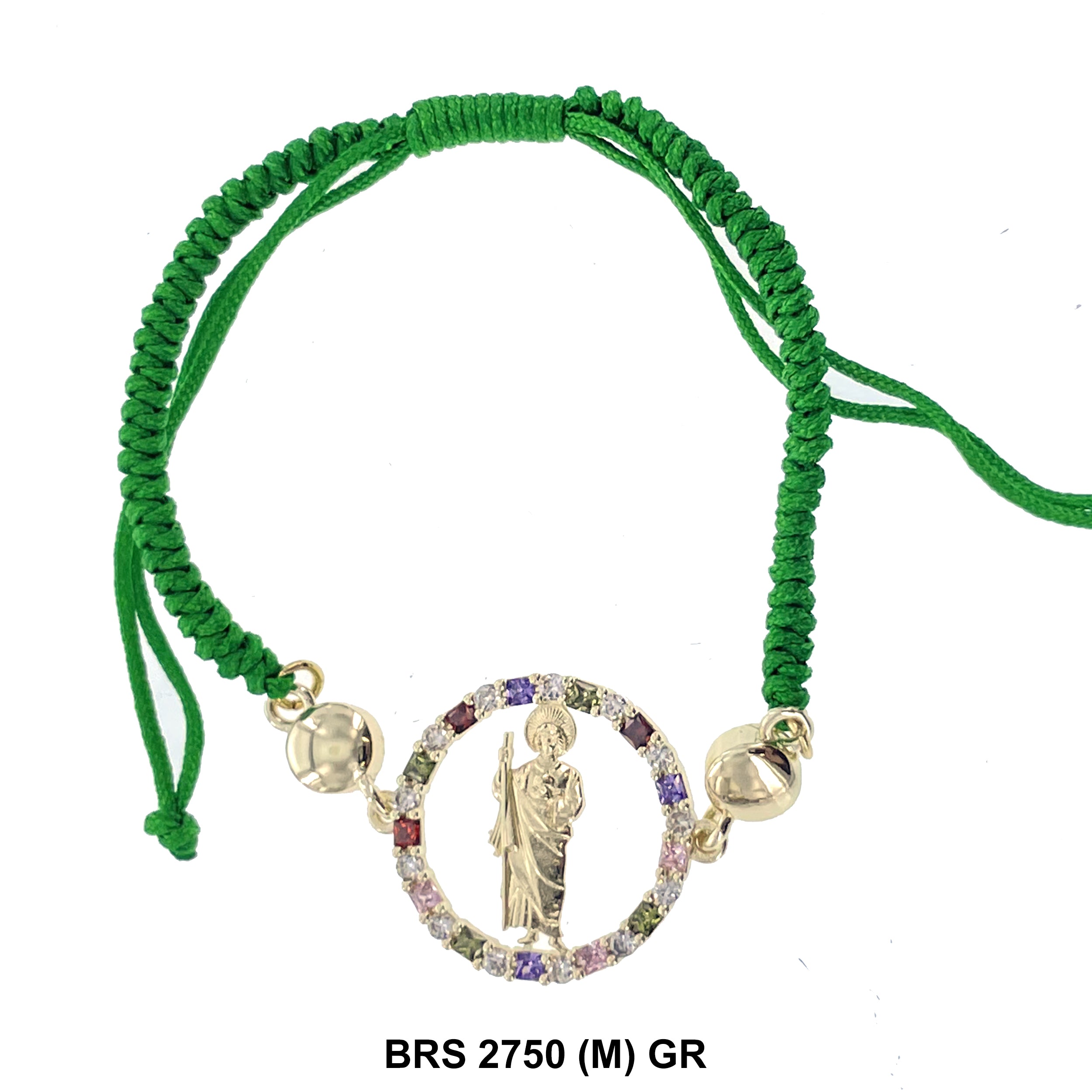San Judas Thread Bracelets BRS 2750 (M) GR