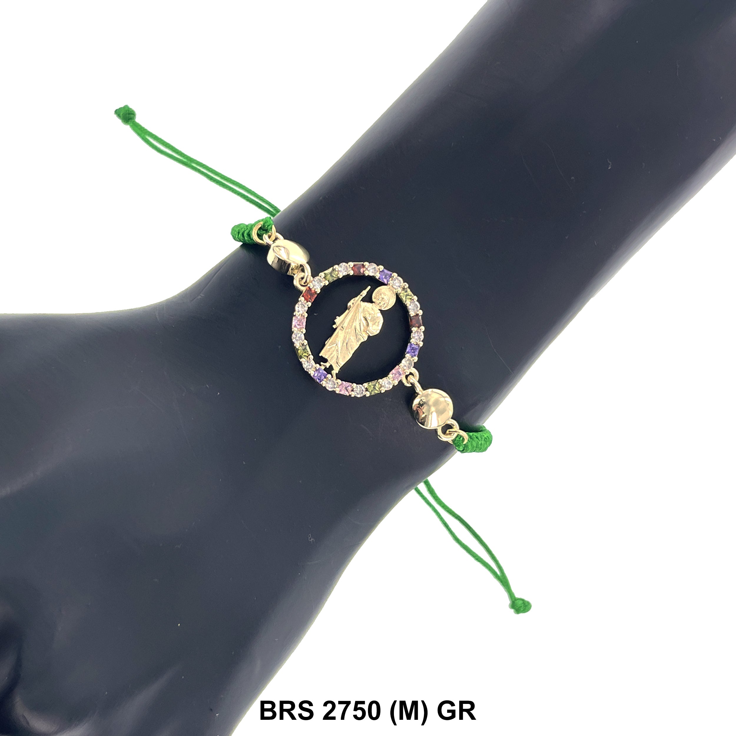 San Judas Thread Bracelets BRS 2750 (M) GR