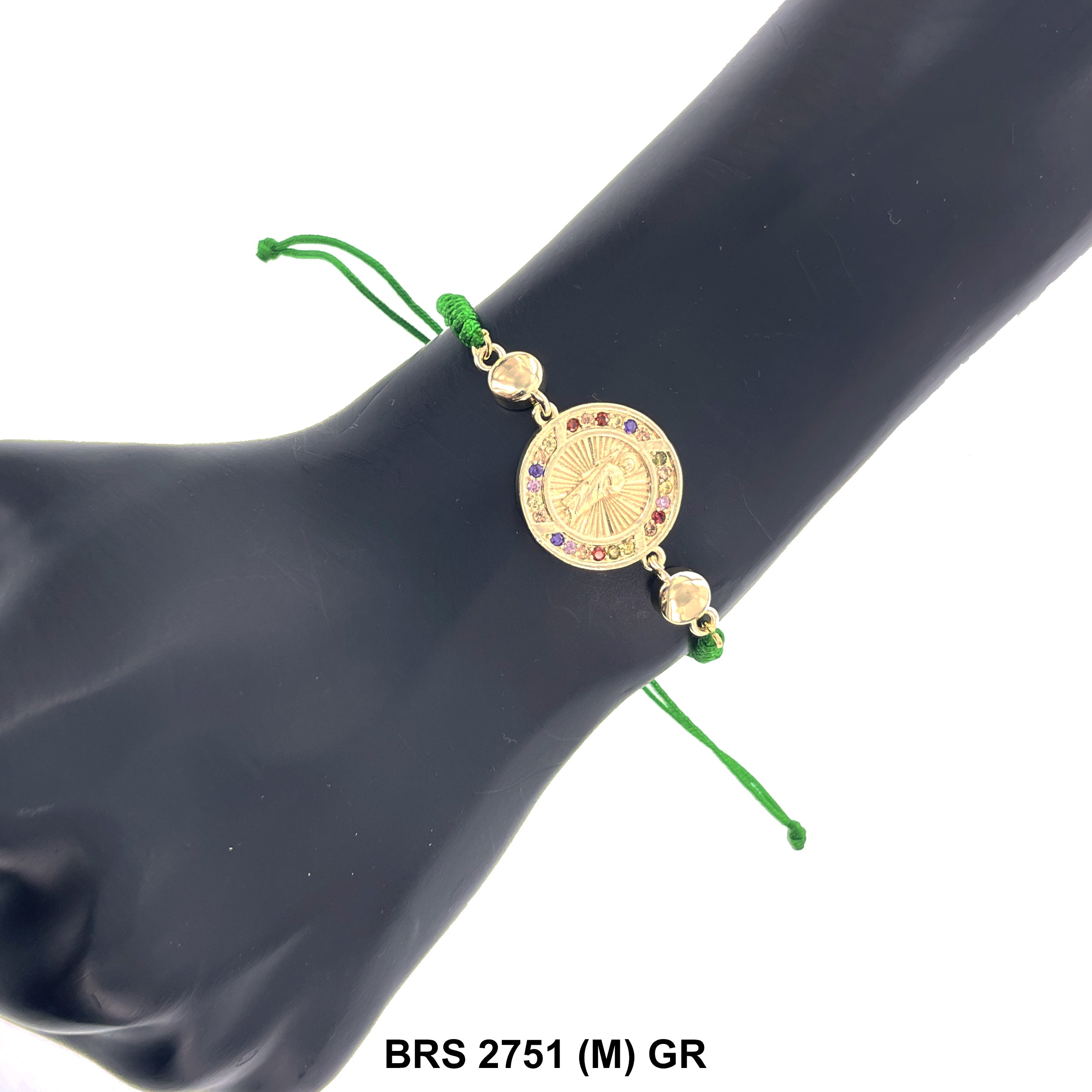 San Judas Thread Bracelets BRS 2751 (M) GR