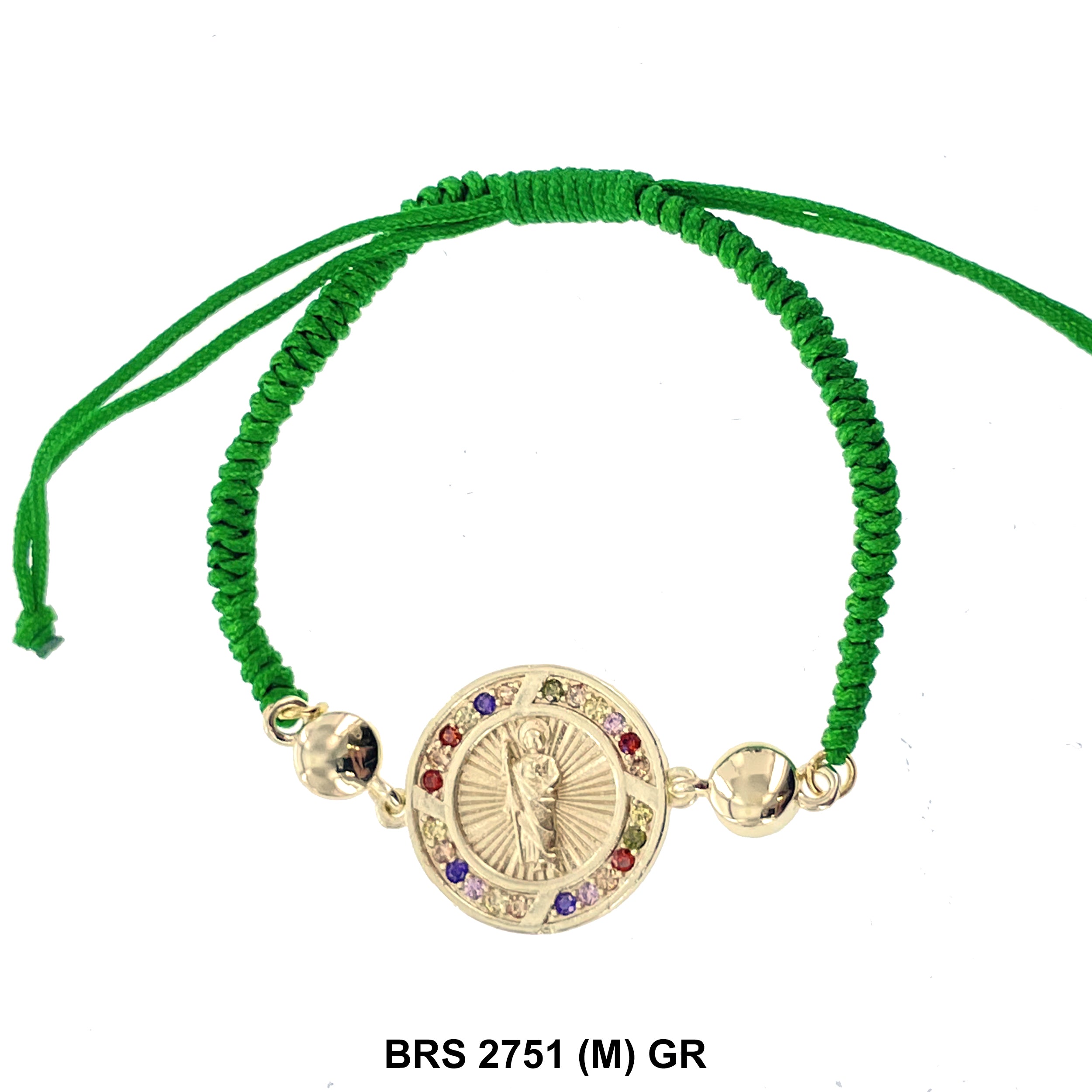 San Judas Thread Bracelets BRS 2751 (M) GR