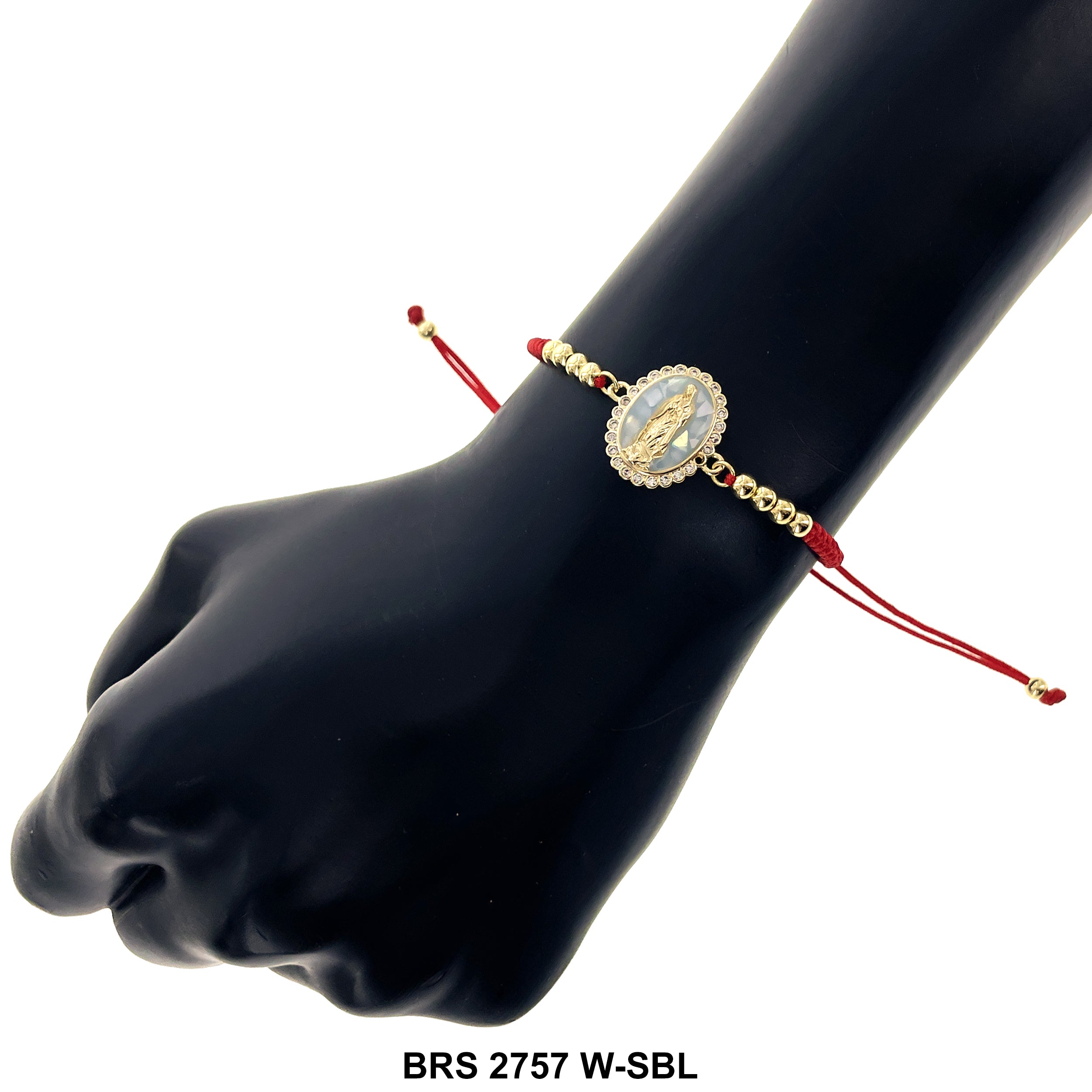 Guadalupe Thread Bracelet BRS 2757 W-SBL