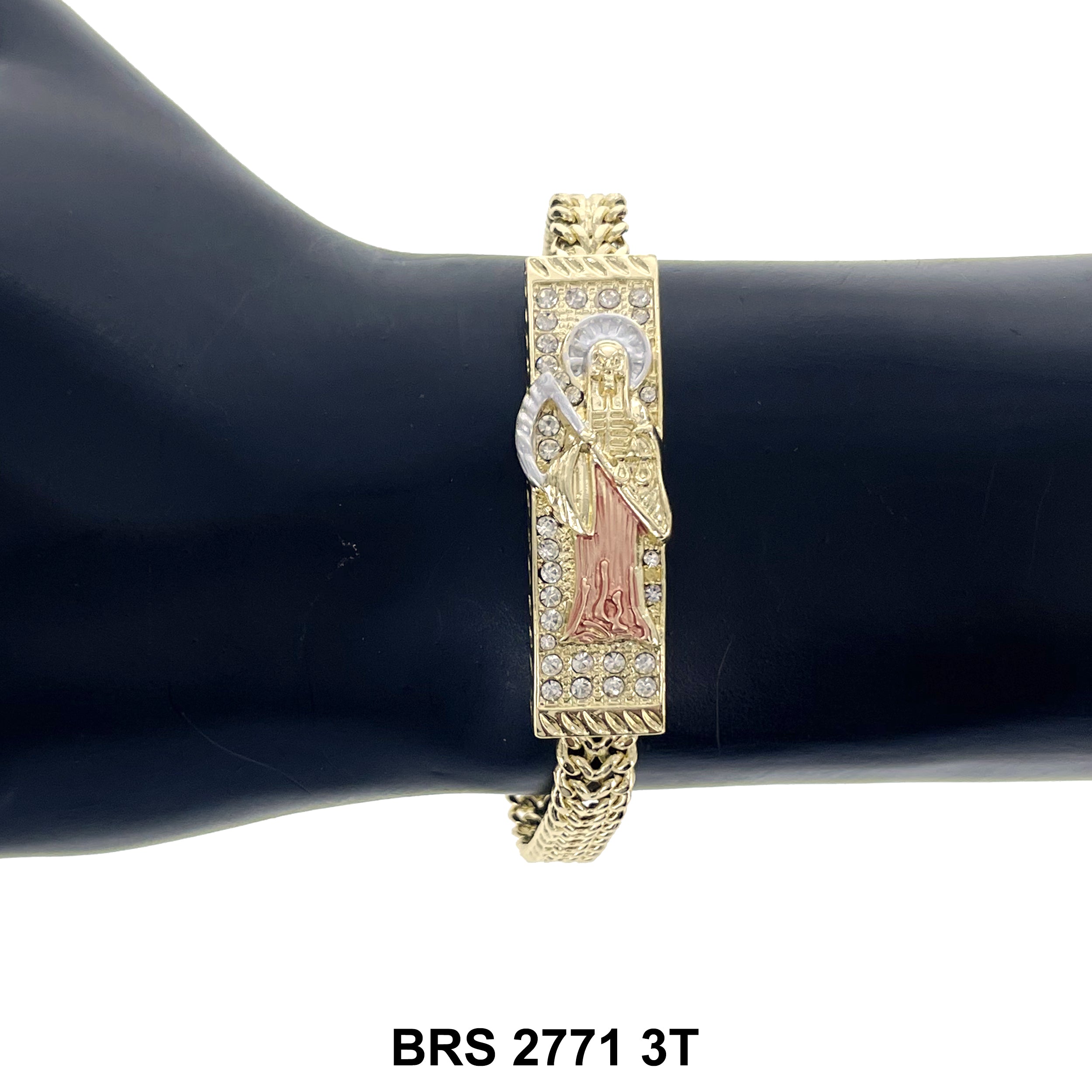 Santa Muerte Bracelet BRS 2771 3T