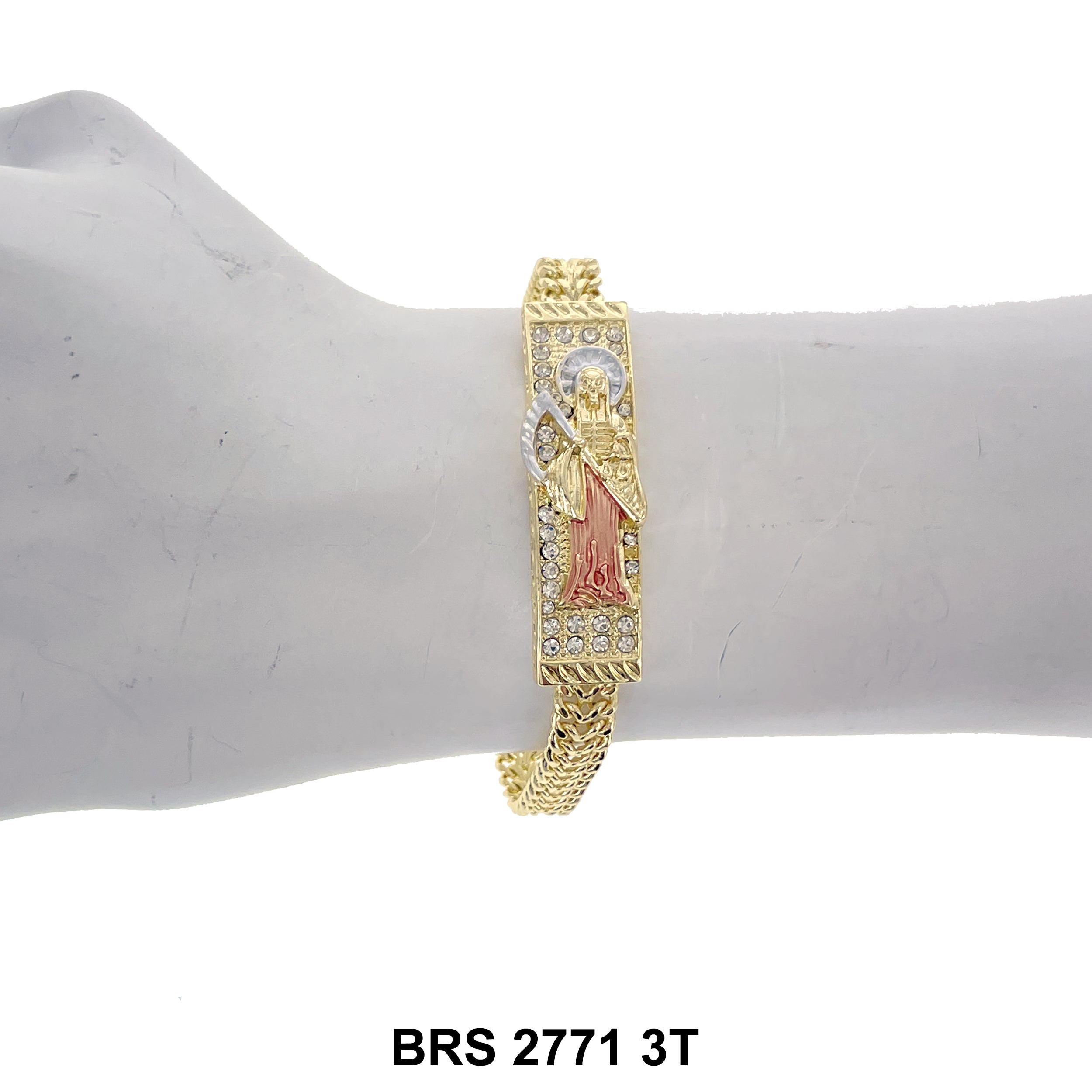 Santa Muerte Bracelet BRS 2771 3T