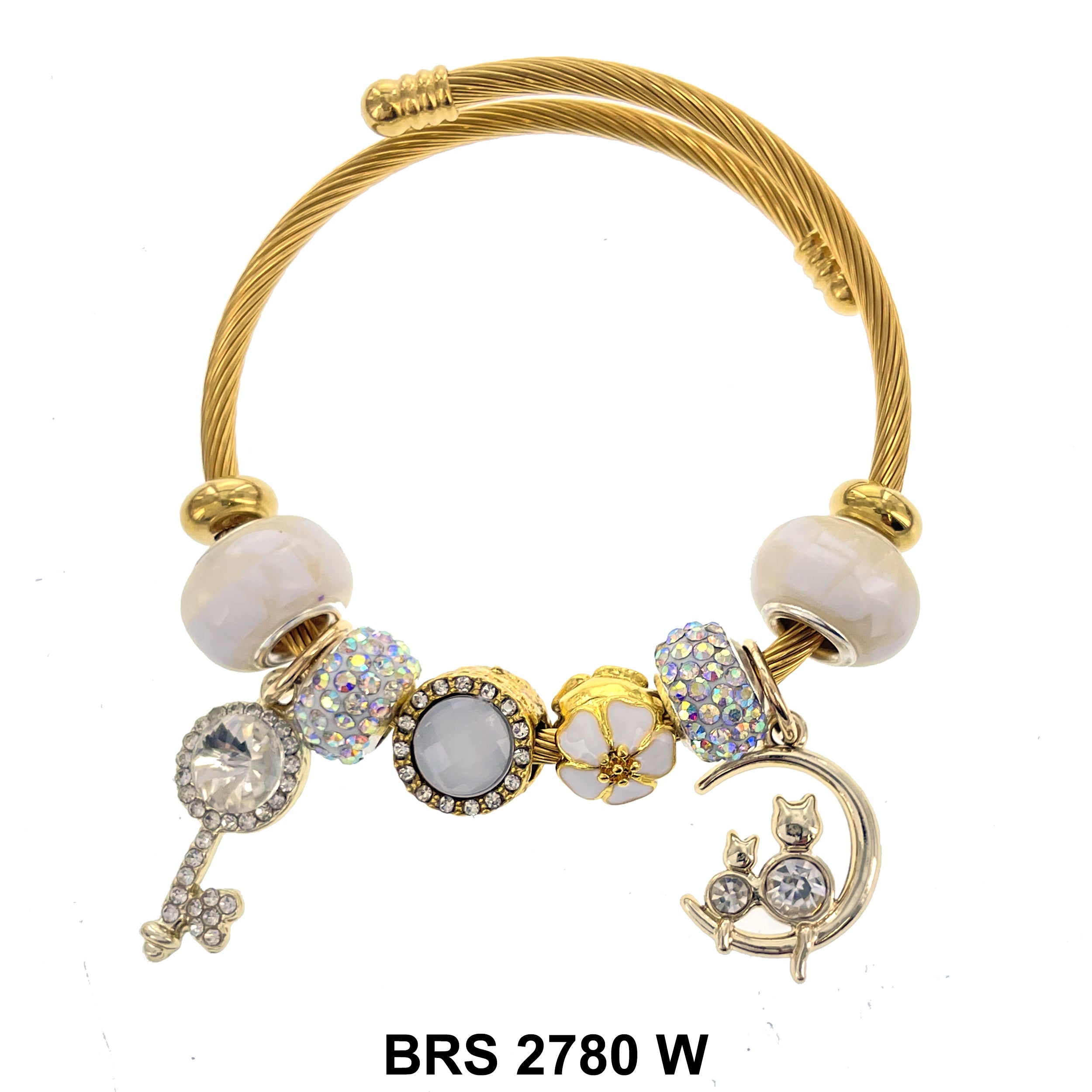 Hanging Charm Bracelet BRS 2780 W