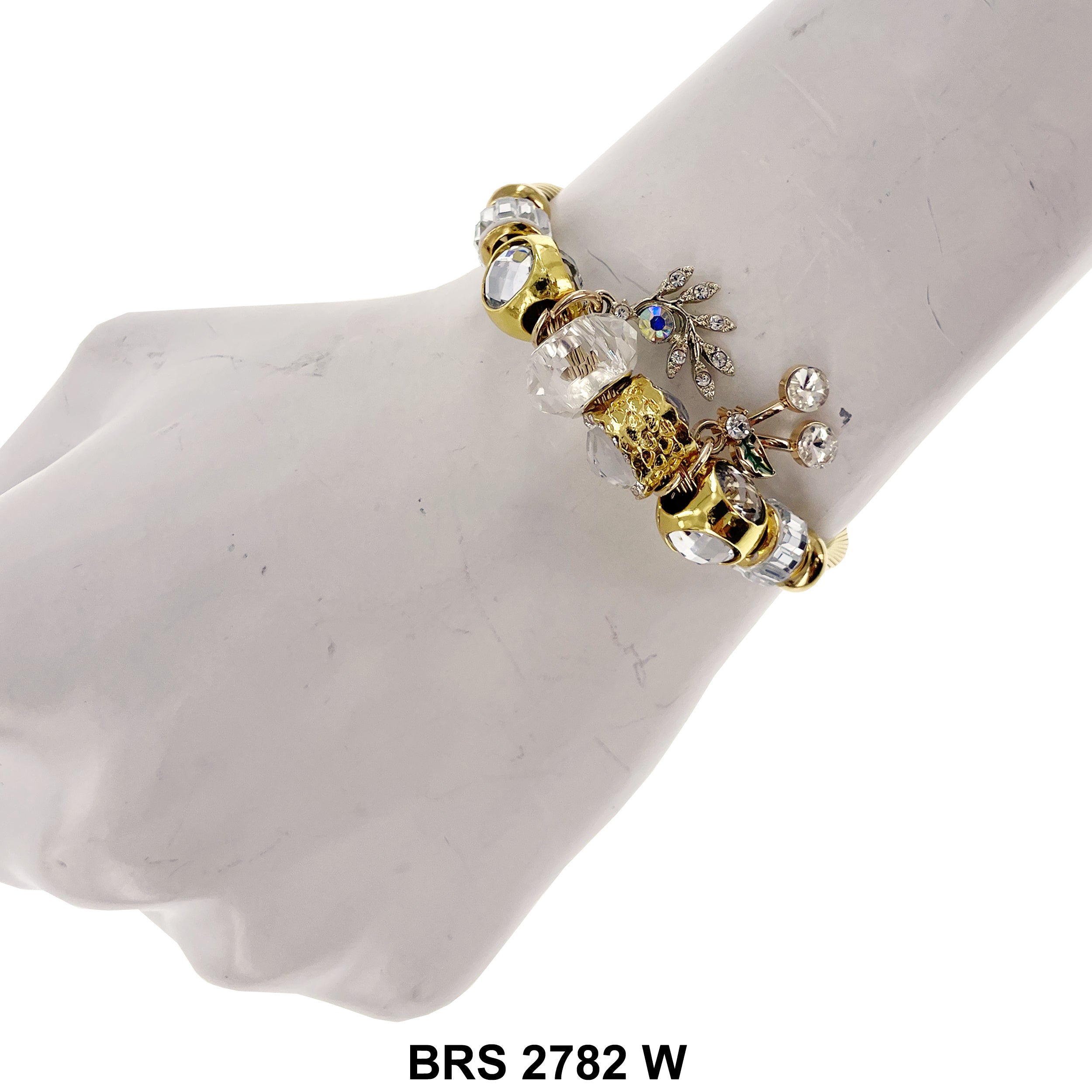 Hanging Charm Bracelet BRS 2782 W