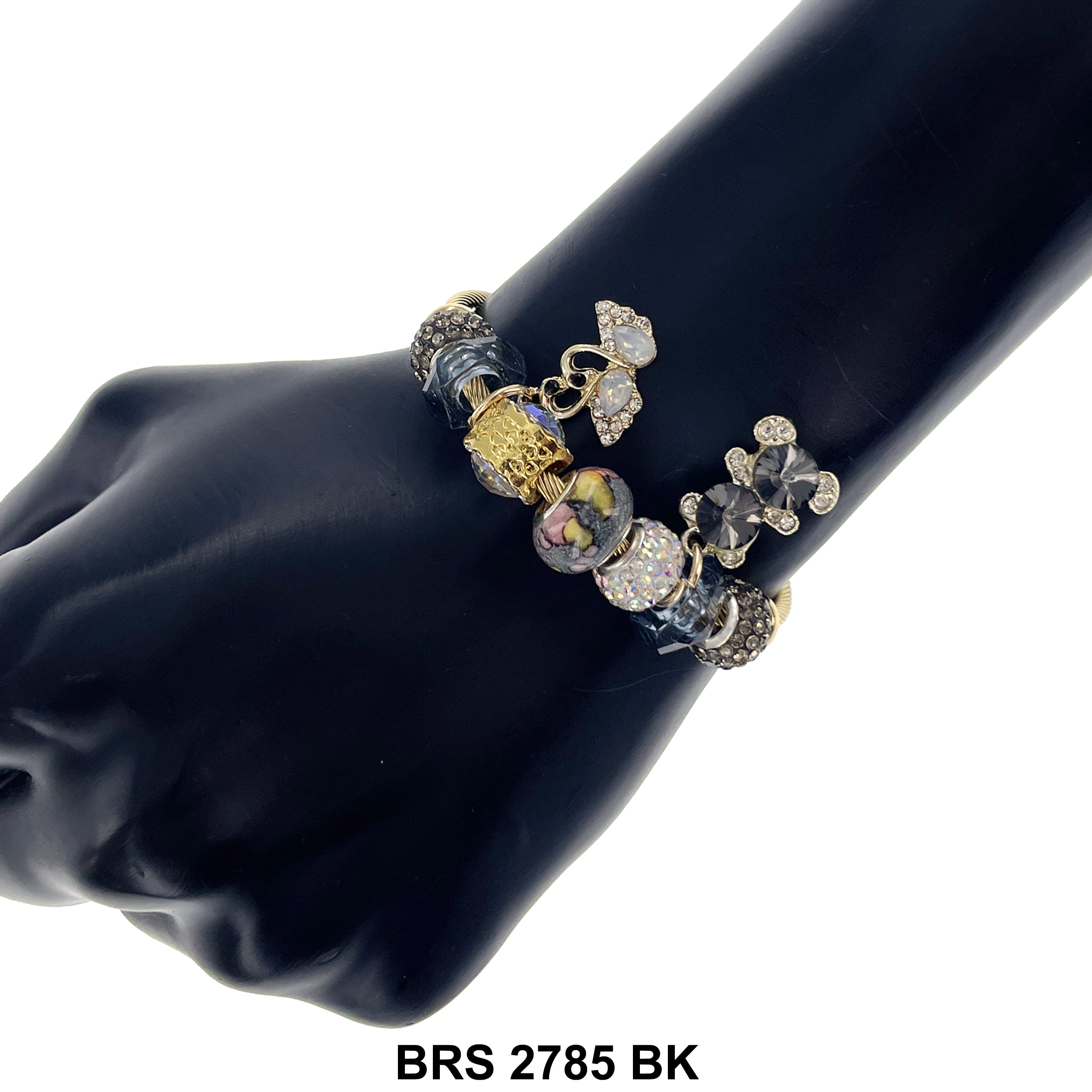 Hanging Charm Bracelet BRS 2785 BK