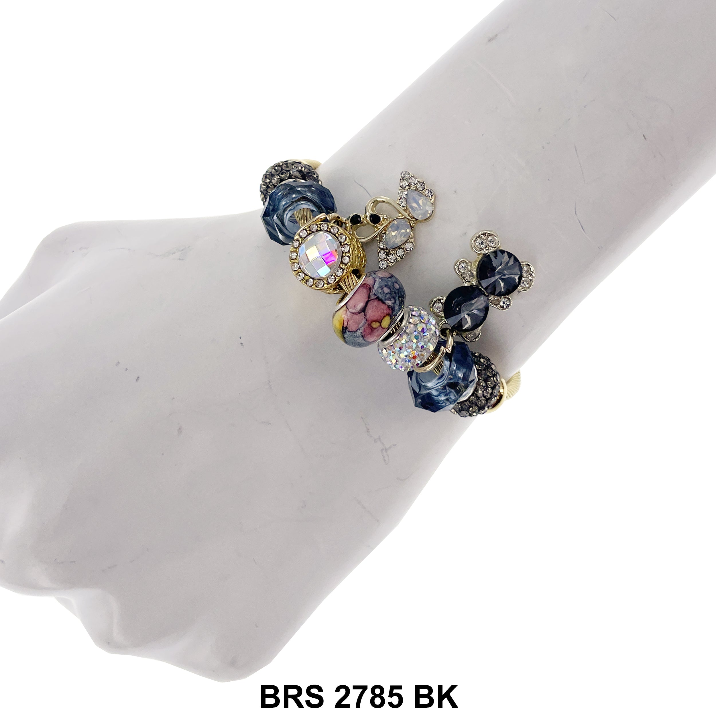 Hanging Charm Bracelet BRS 2785 BK