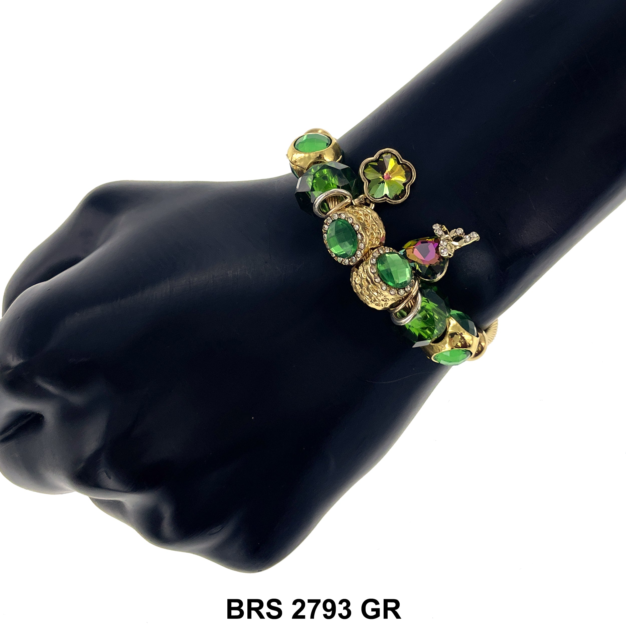 Hanging Charm Bracelet BRS 2793 GR