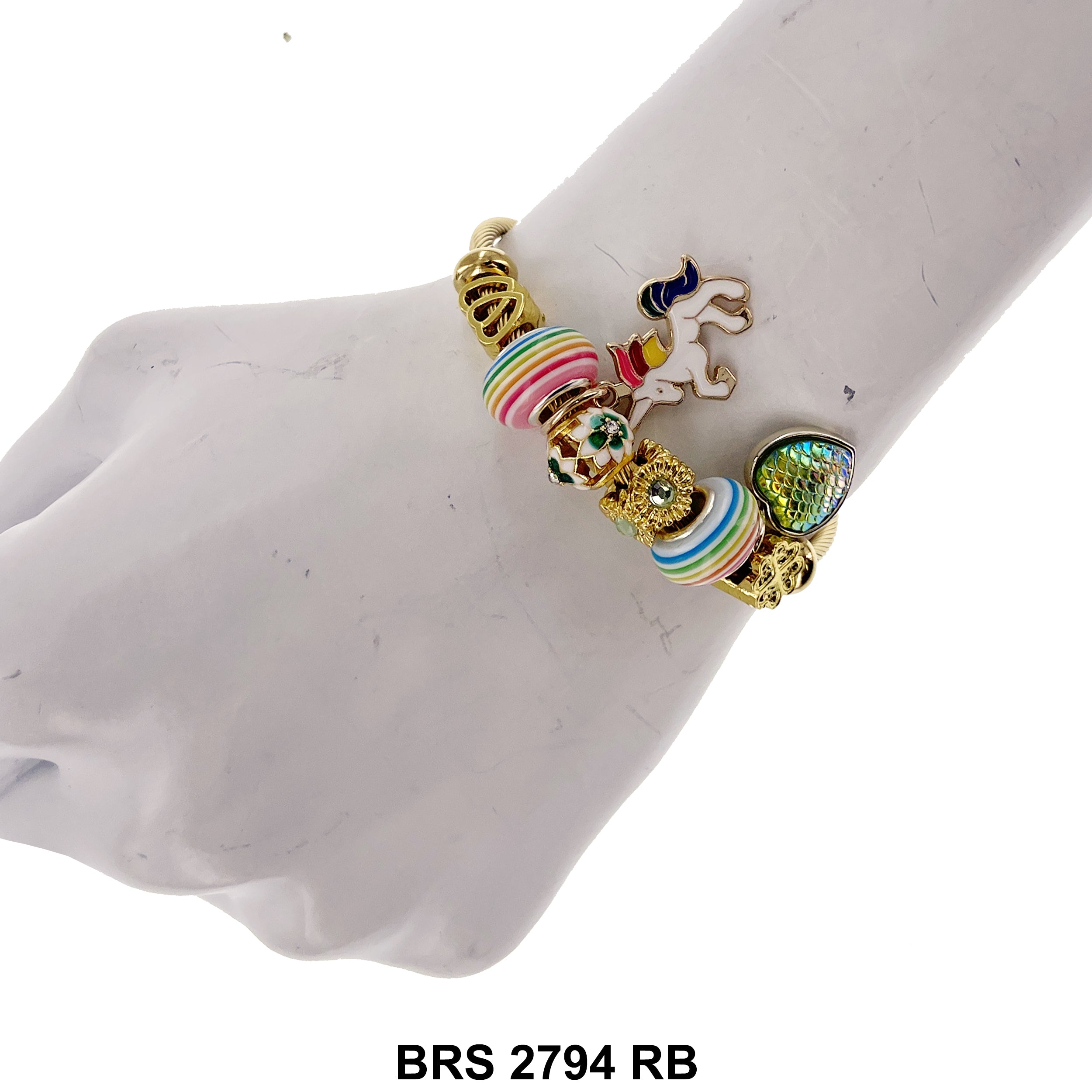 Hanging Charm Bracelet BRS 2794 RB