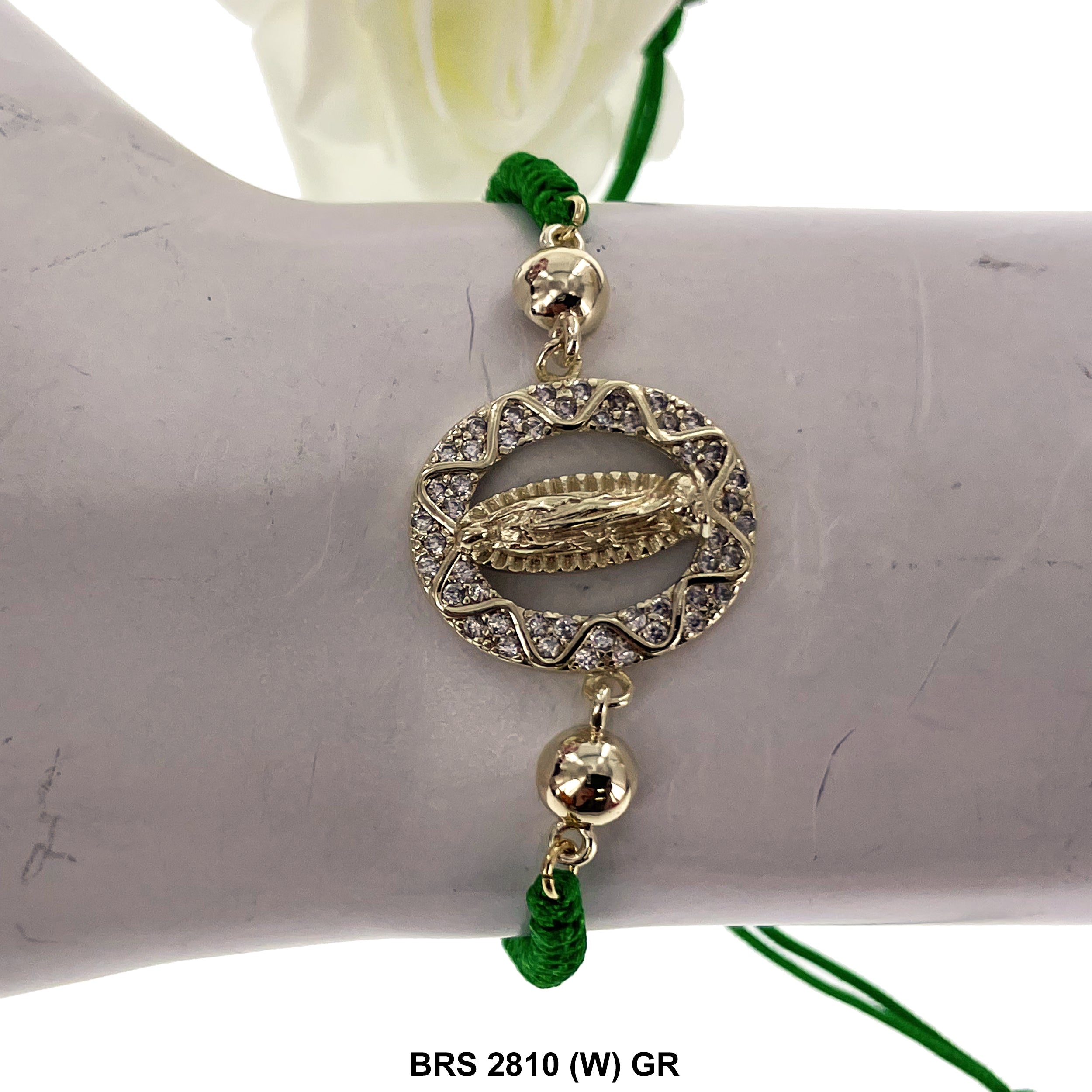 Guadalupe Thread Bracelet BRS 2810 (W) GR