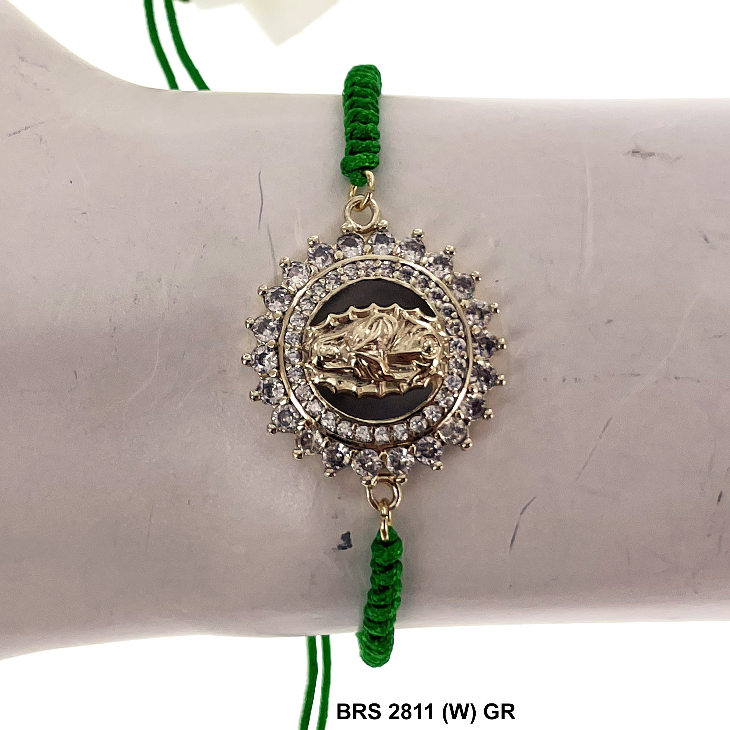 Guadalupe Thread Bracelet BRS 2812 (W) GR