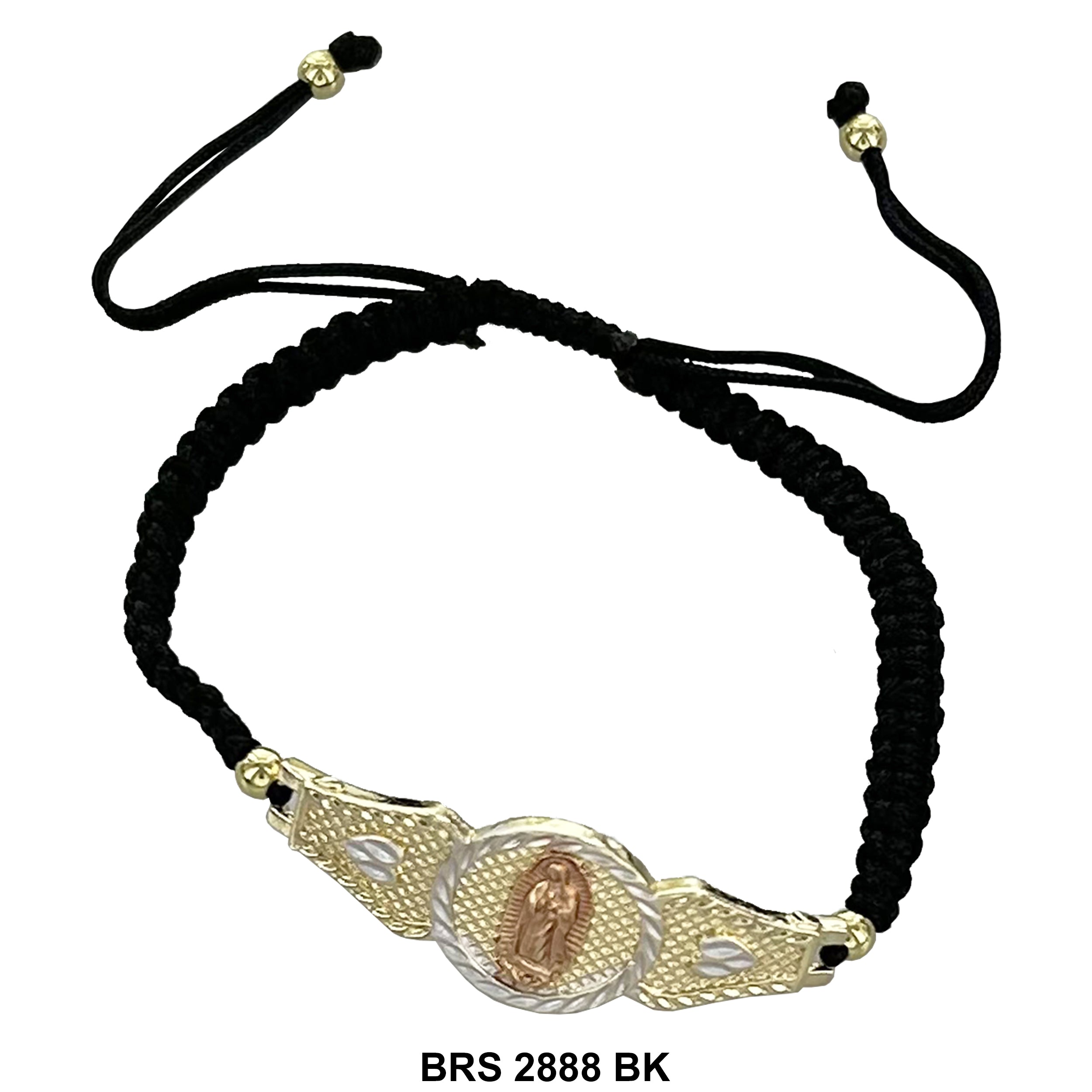 Guadalupe Adjustable Thread Bracelet BRS 2888 BK