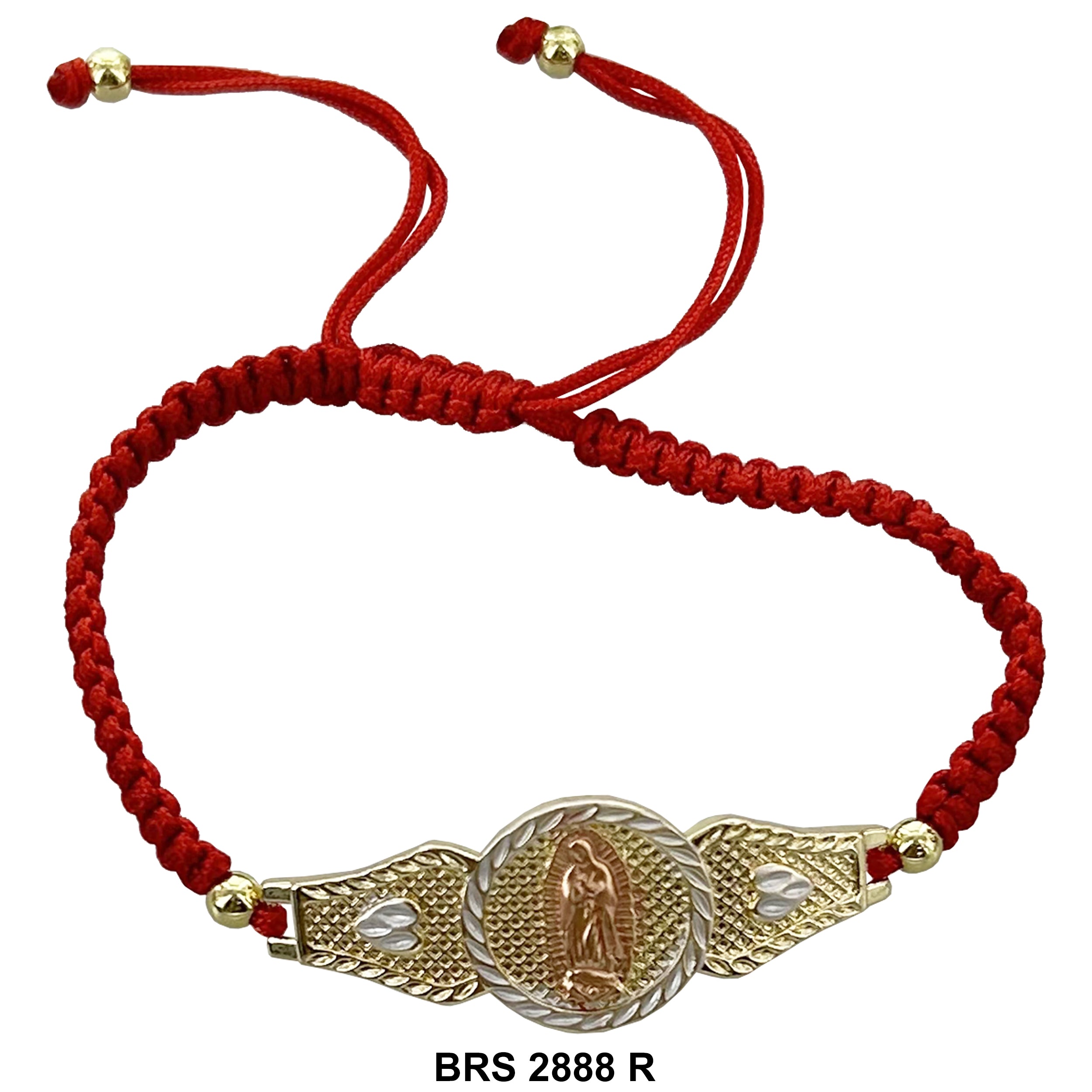 Pulsera Ajustable de Hilo Laughing Buddha BRS 1569 W